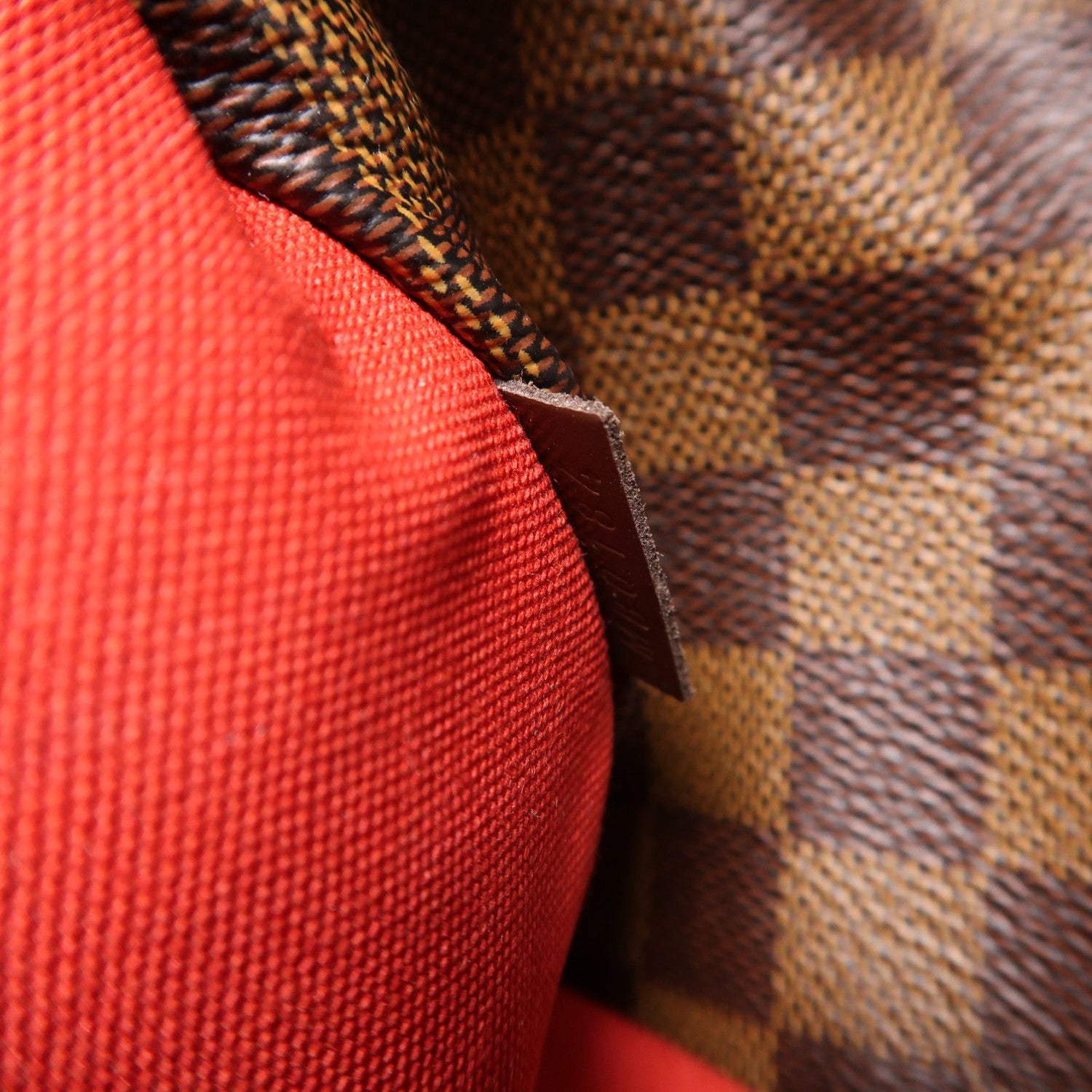 Louis Vuitton Damier Ebene Totally Mm Gold Shoulder Back Bag Palm Color Brown Shoulder Bag N 41281