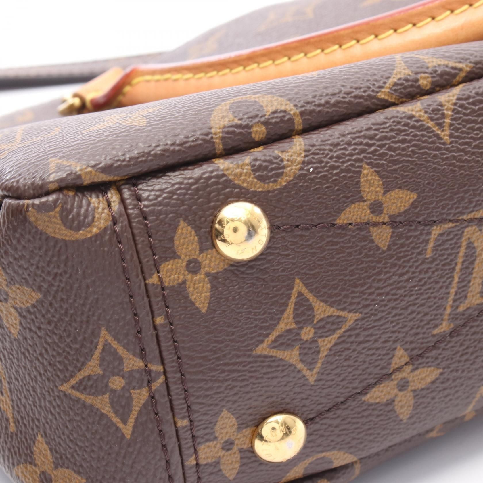 Louis Vuitton Palas Bb Cerise Brown Red Handbag M 41241