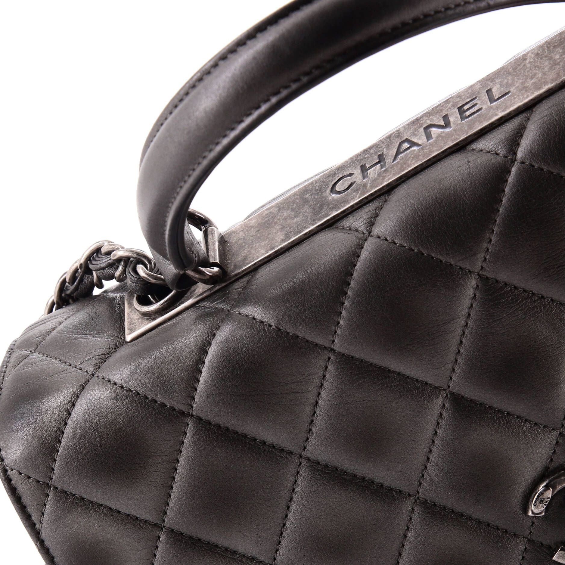 Chanel Trendy CC Top Handle Bag Quilted Lambskin Large