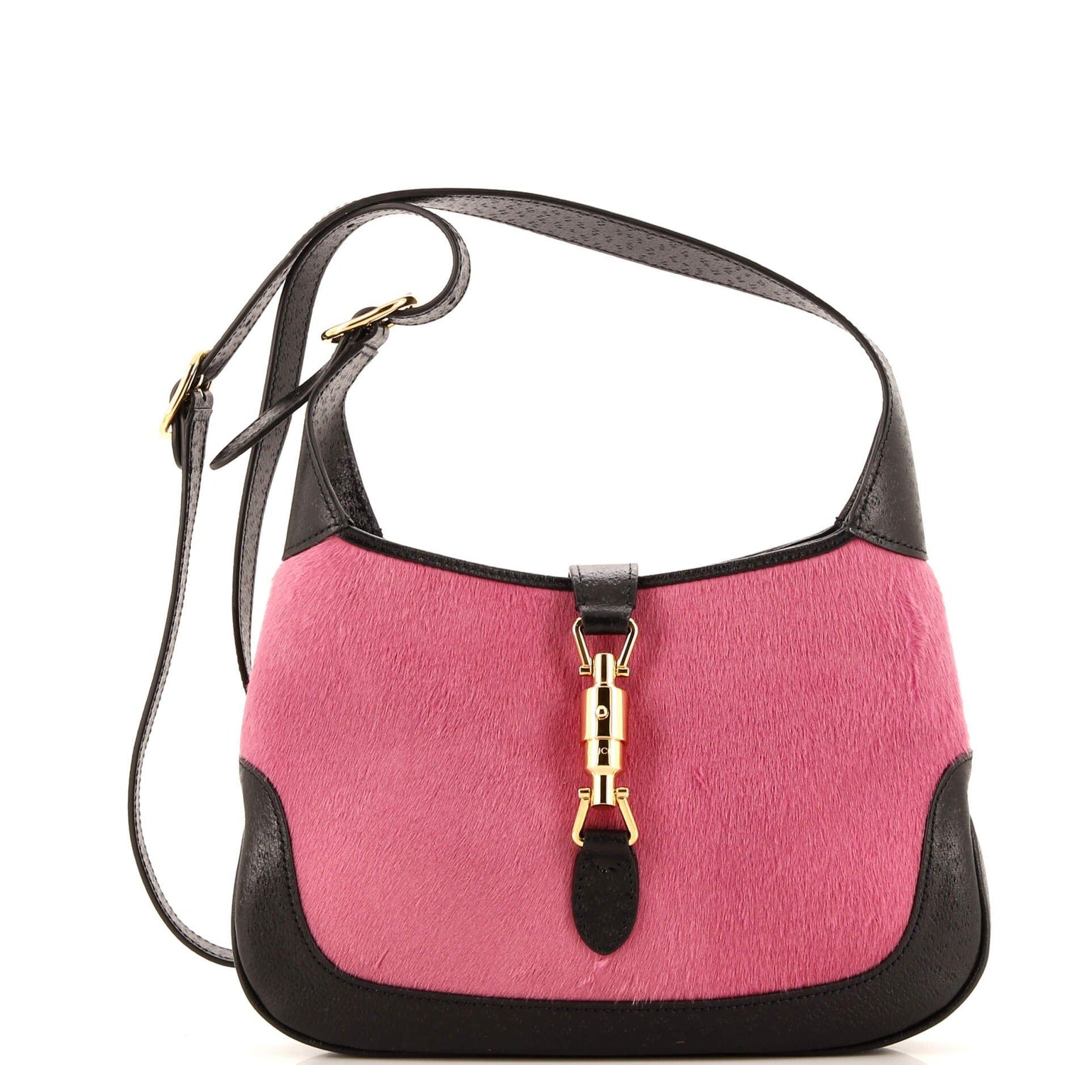 Gucci Jackie 1961 Hobo Calf Hair With Leather Mini