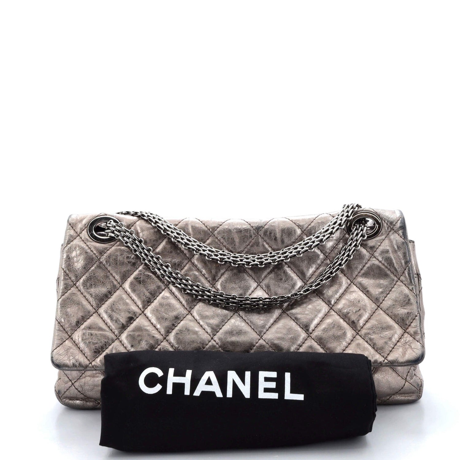Chanel Reissue 2.55 Flap Bag Quilted Metallic Aged Calfskin 227