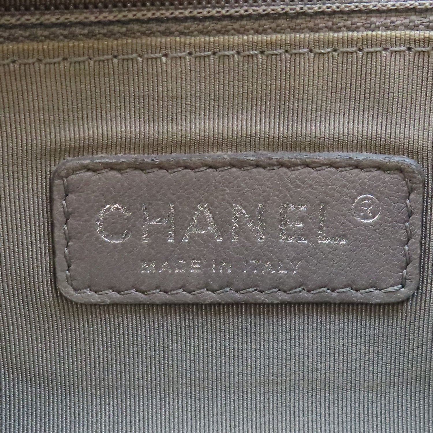 Chanel Matelasse Coco Mark Shoulder Bag Nylon Blue (discoloration)