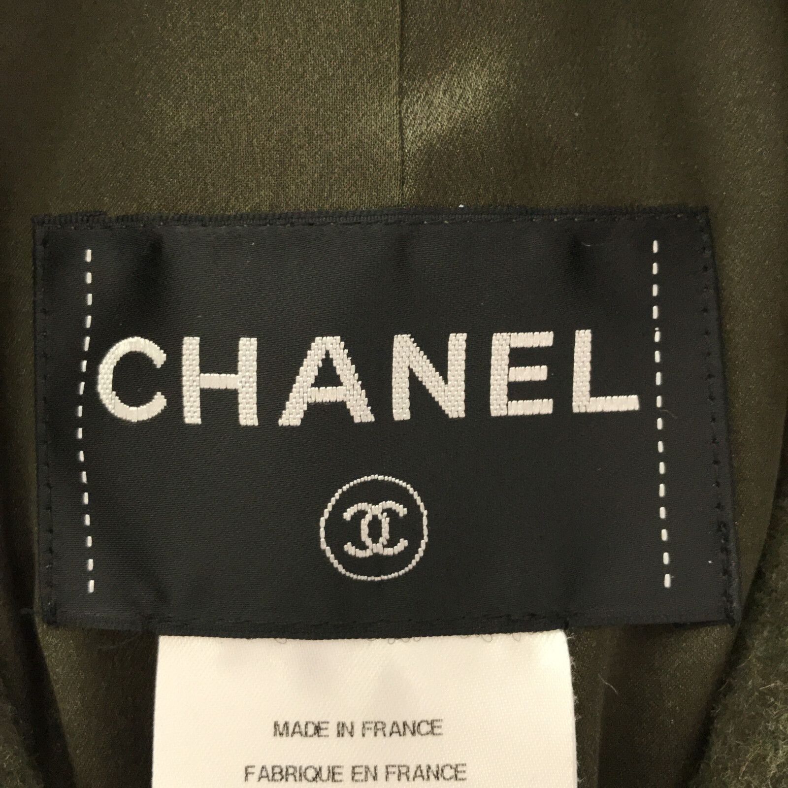Chanel Green Wool Coat P 517704w 05664