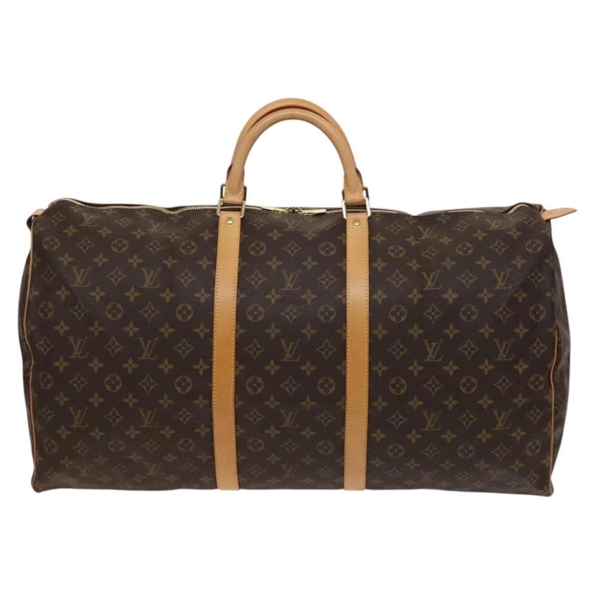 Louis Vuitton Monogram Keepall Bandouliere 60 Boston Bag M 41412 Lv Auth