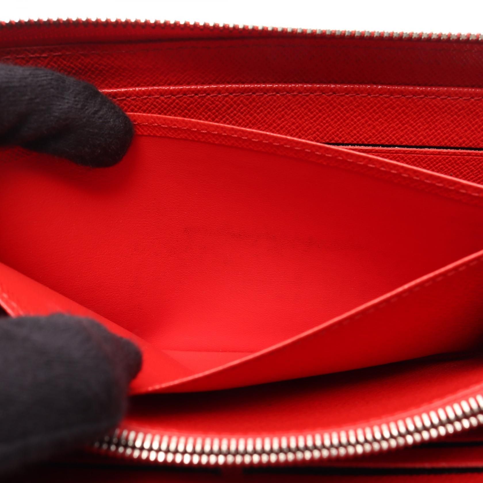 Louis Vuitton Zippy Wallet Coquelicot Red Around Long Wallet M 61859