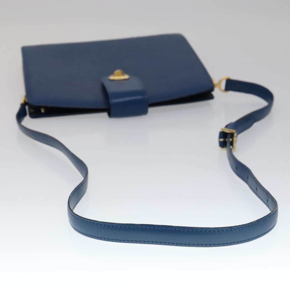 Louis Vuitton Epi Capuchin Shoulder Bag Blue M 52345 Lv Auth