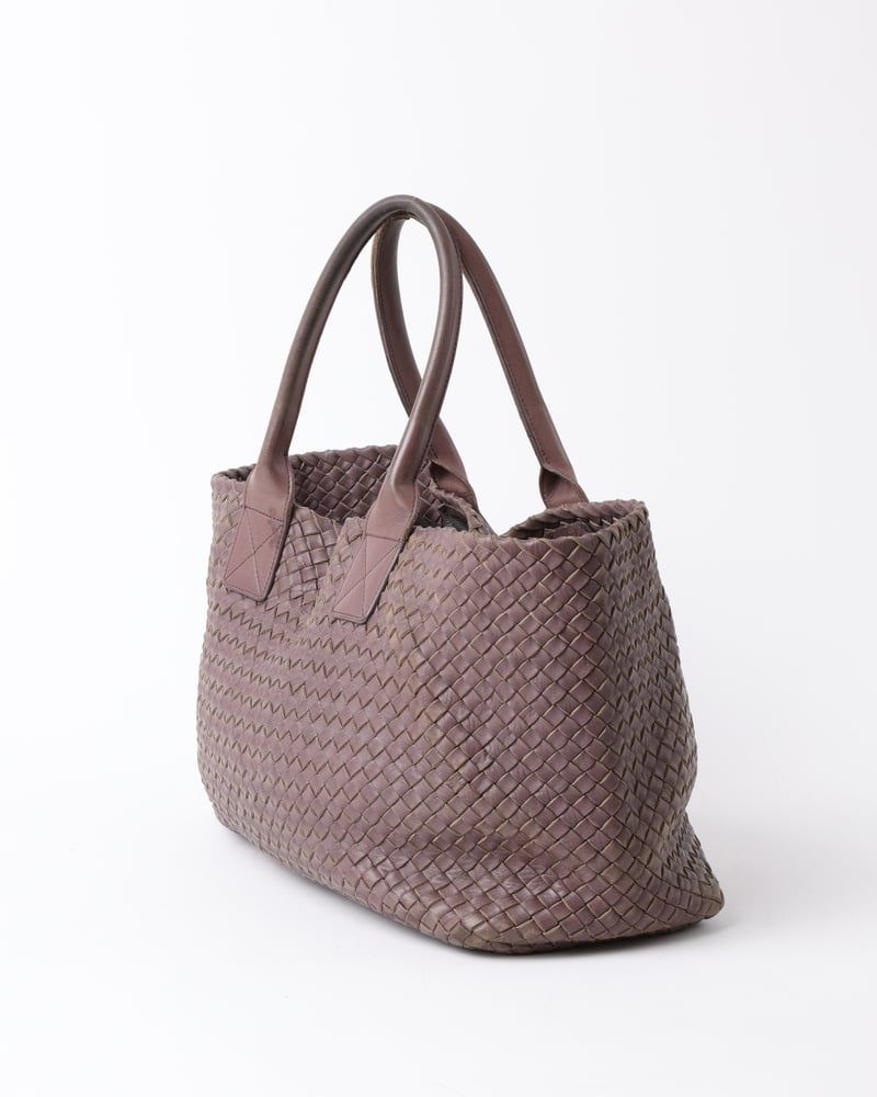 Bottega Veneta Intrecciato Cabat Mm Tote