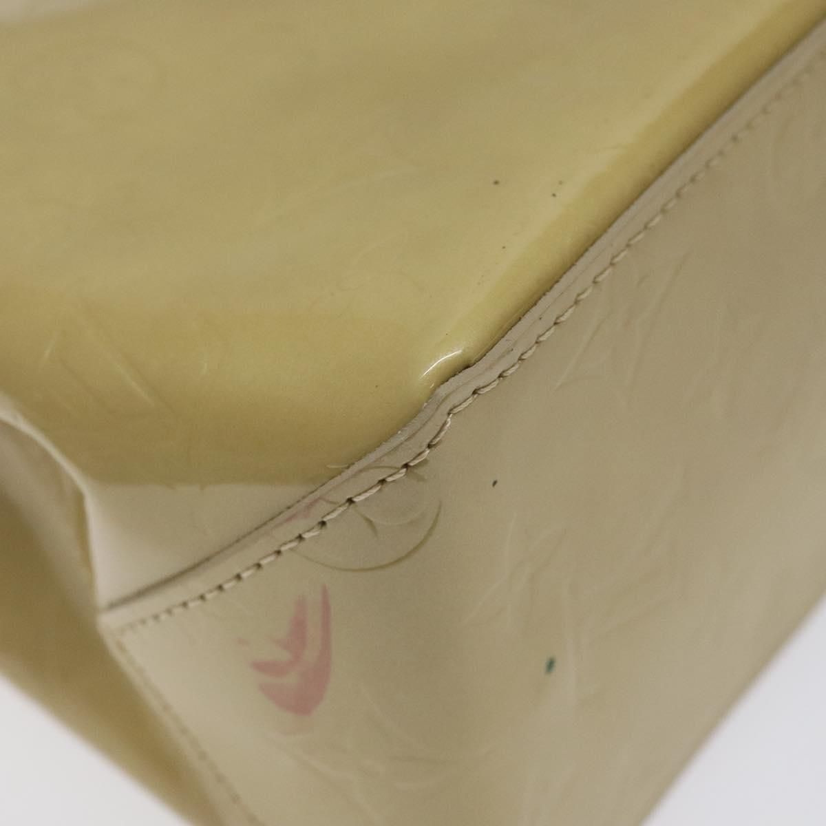 Louis Vuitton Vernis Reade Pm Hand Bag Beige M 91334 Lv Auth