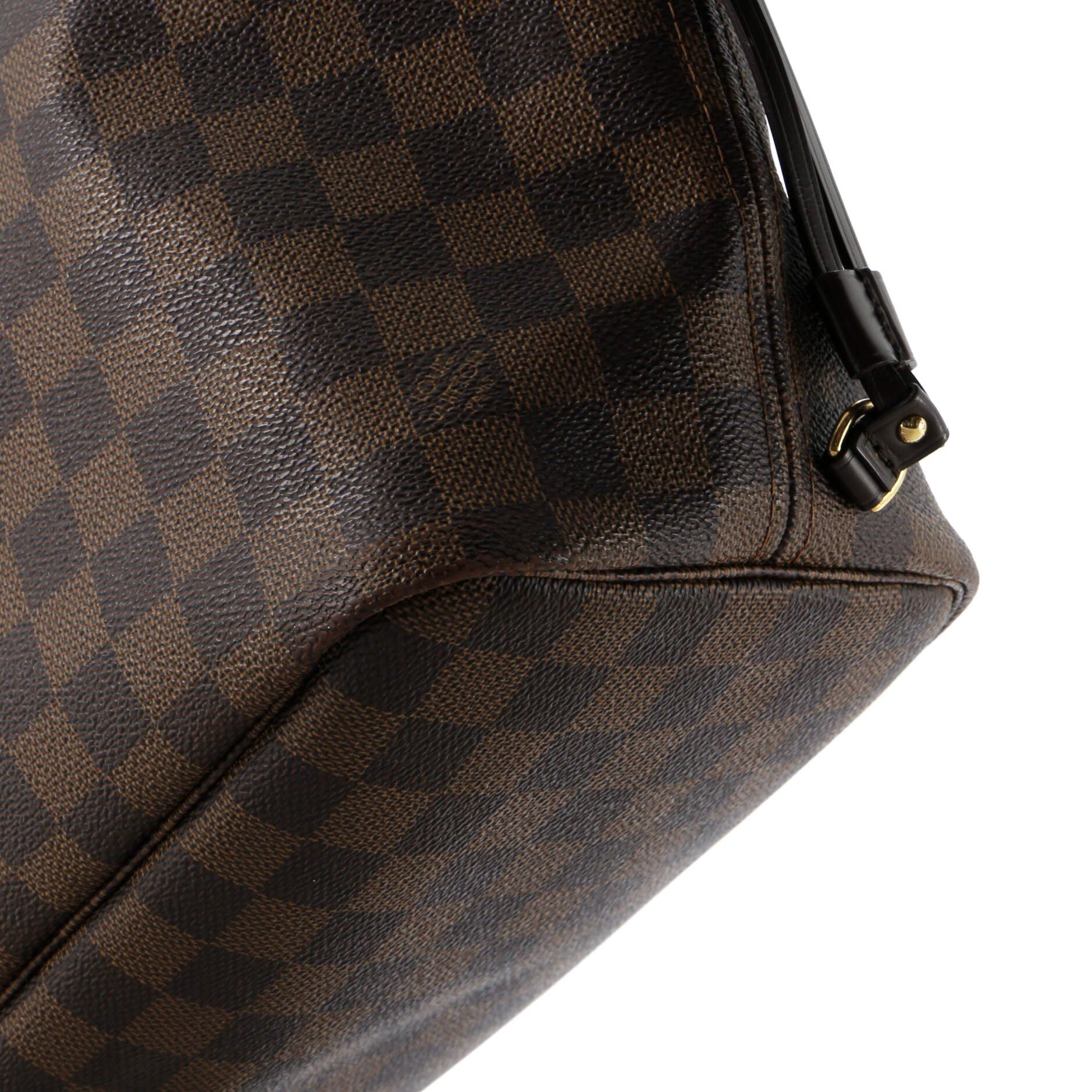 Louis Vuitton Neverfull Nm Tote Damier Mm