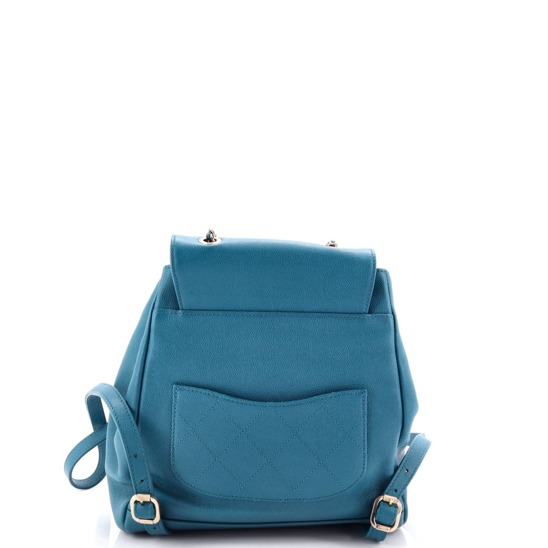 Chanel Business Affinity Backpack Caviar Small