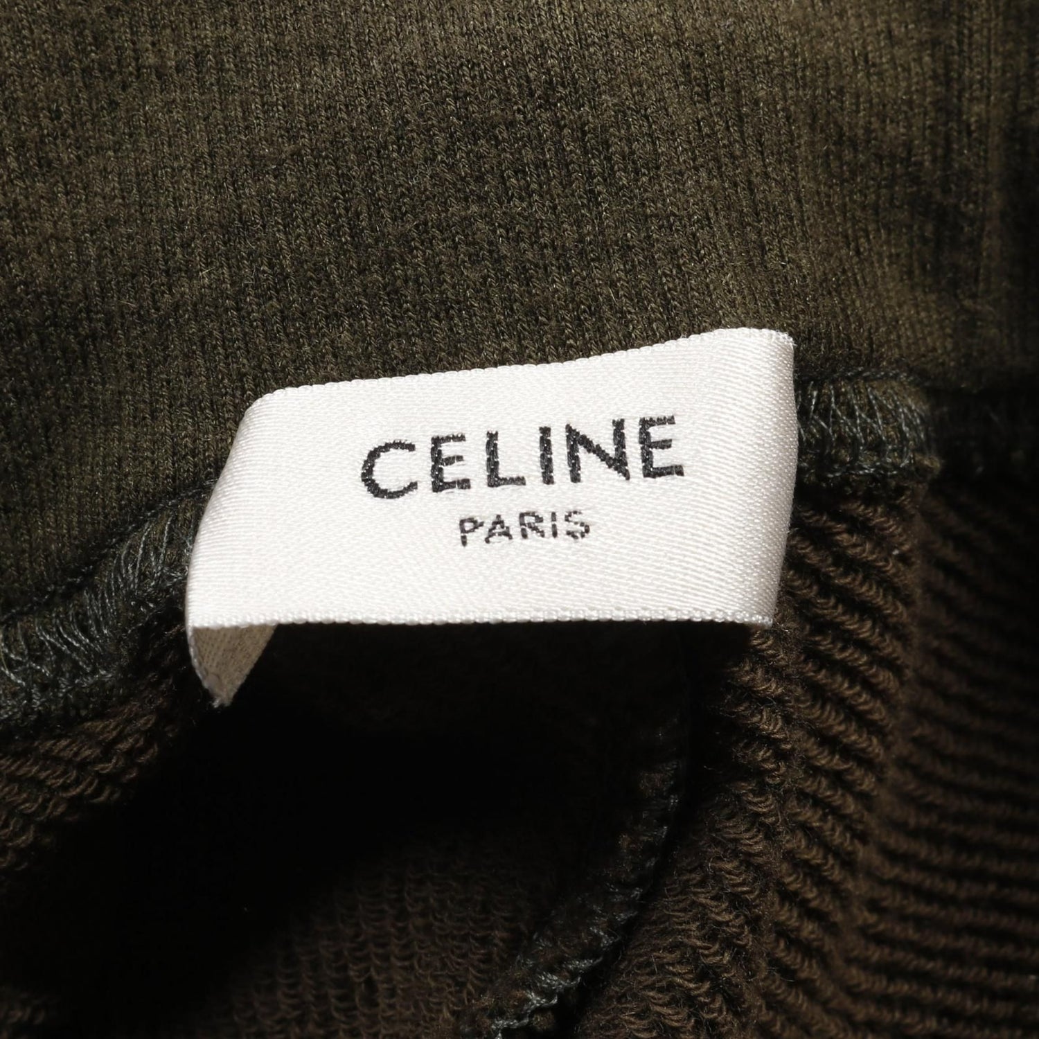 Celine C-print Pants M Trousers 2z 086450i.02do Cotton Cashmere Khaki