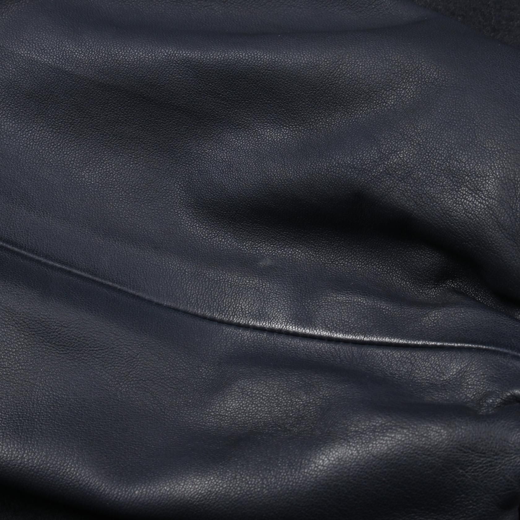 Chanel Black Navy Red Sports Line Coco Mark Stajan Wool Lambskin P 23442