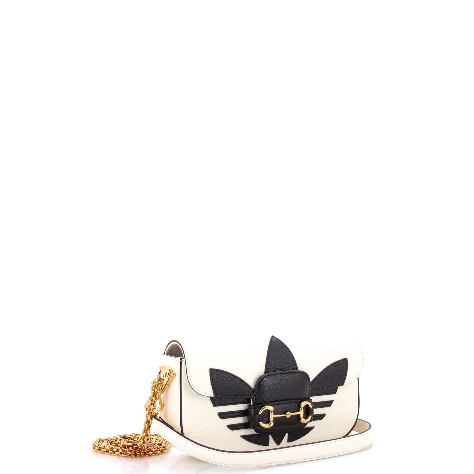 Gucci X Adidas Horsebit 1955 Shoulder Bag Leather East West