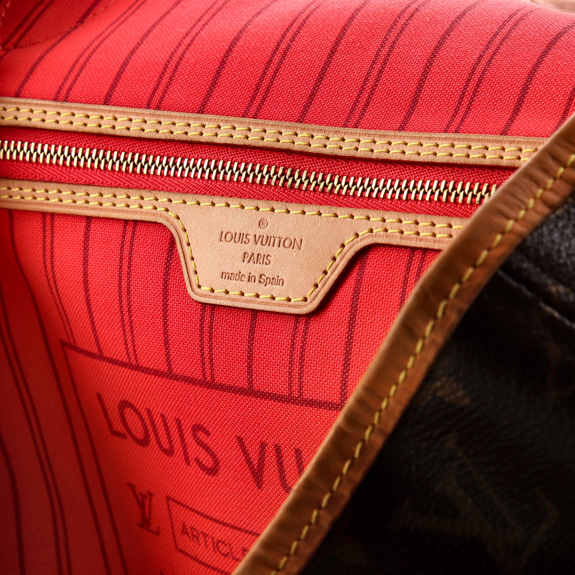 Louis Vuitton Neverfull Nm Tote Limited Edition Cities V Monogram Canvas Mm