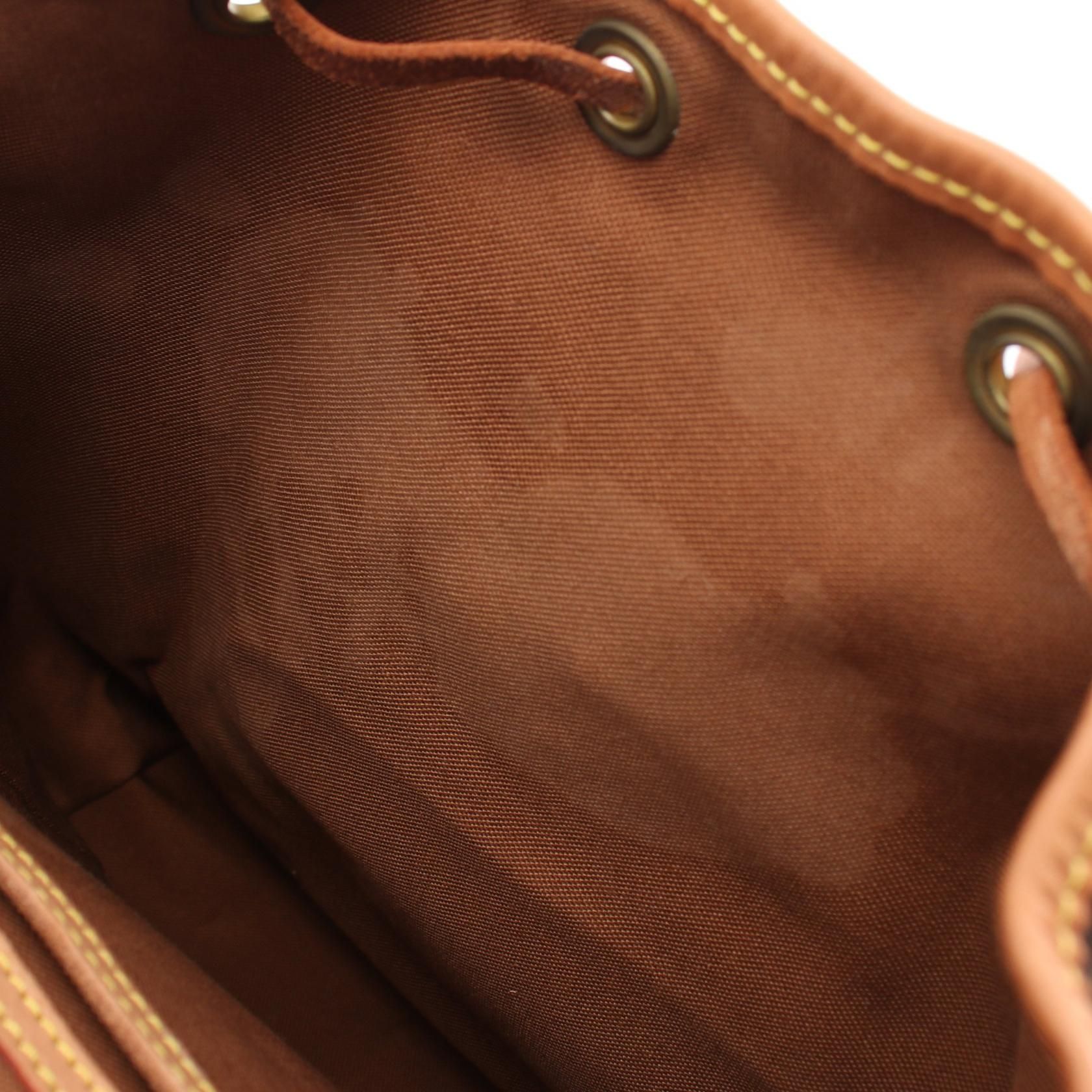 Louis Vuitton Montsouris Mm Backpack Bag M 51136 Monogram Canvas Lv