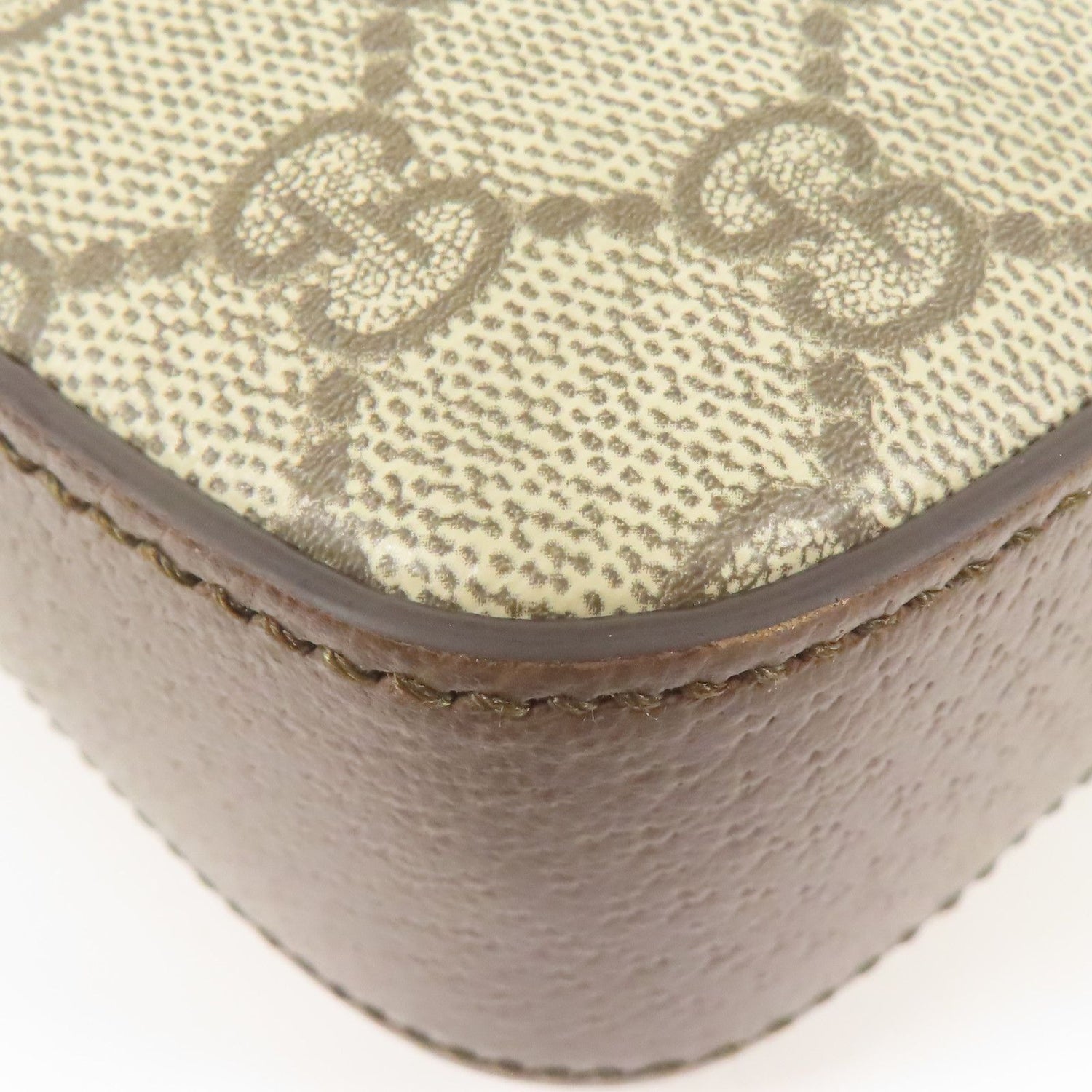 Gucci Painted Canvas Ophidia Gold Shoulder Bag Brown Gg Canvas 699439