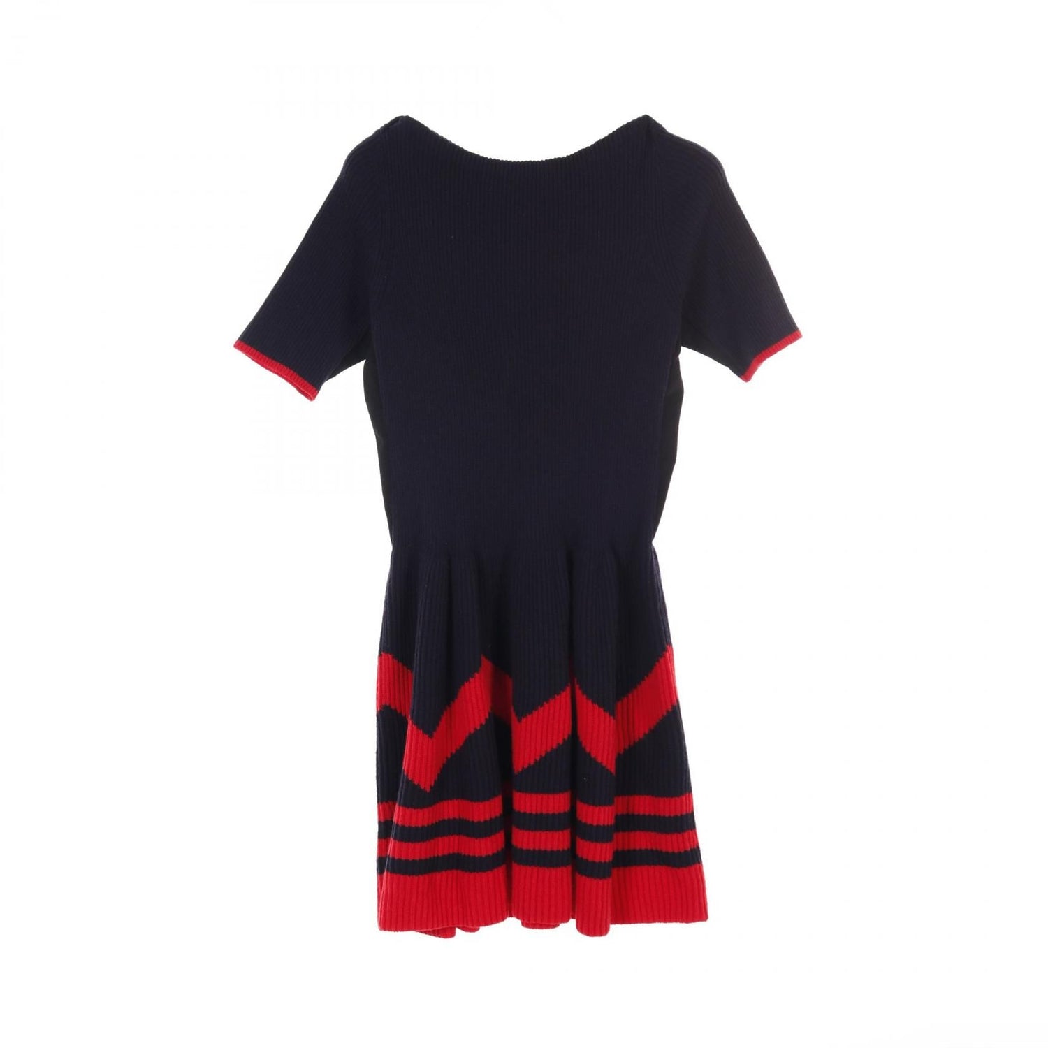 Louis Vuitton Red Navy Red Black Dress Rw 132wf 4kd 09ode