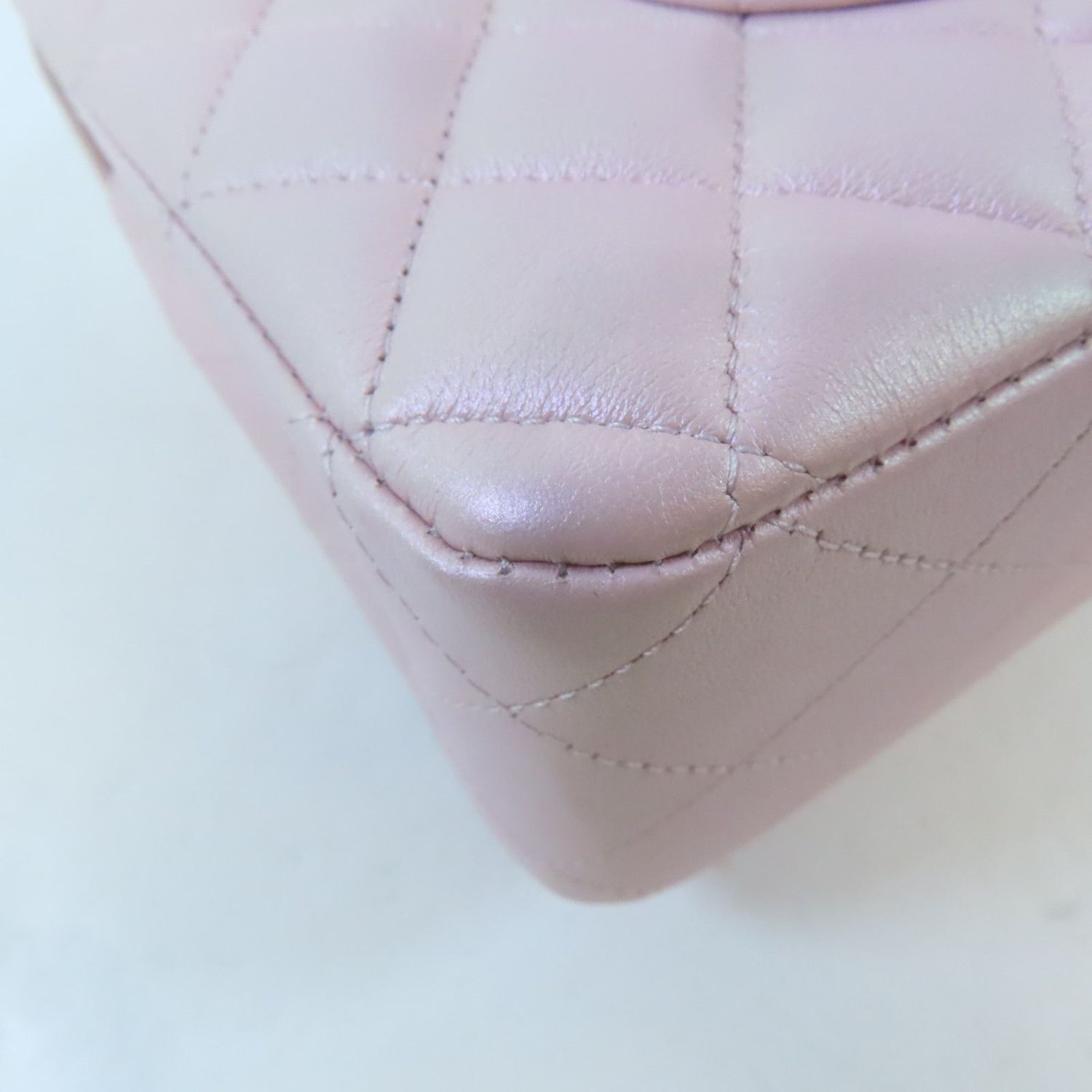 Chanel Caviar Quilted 25 Double Flap Light Pink