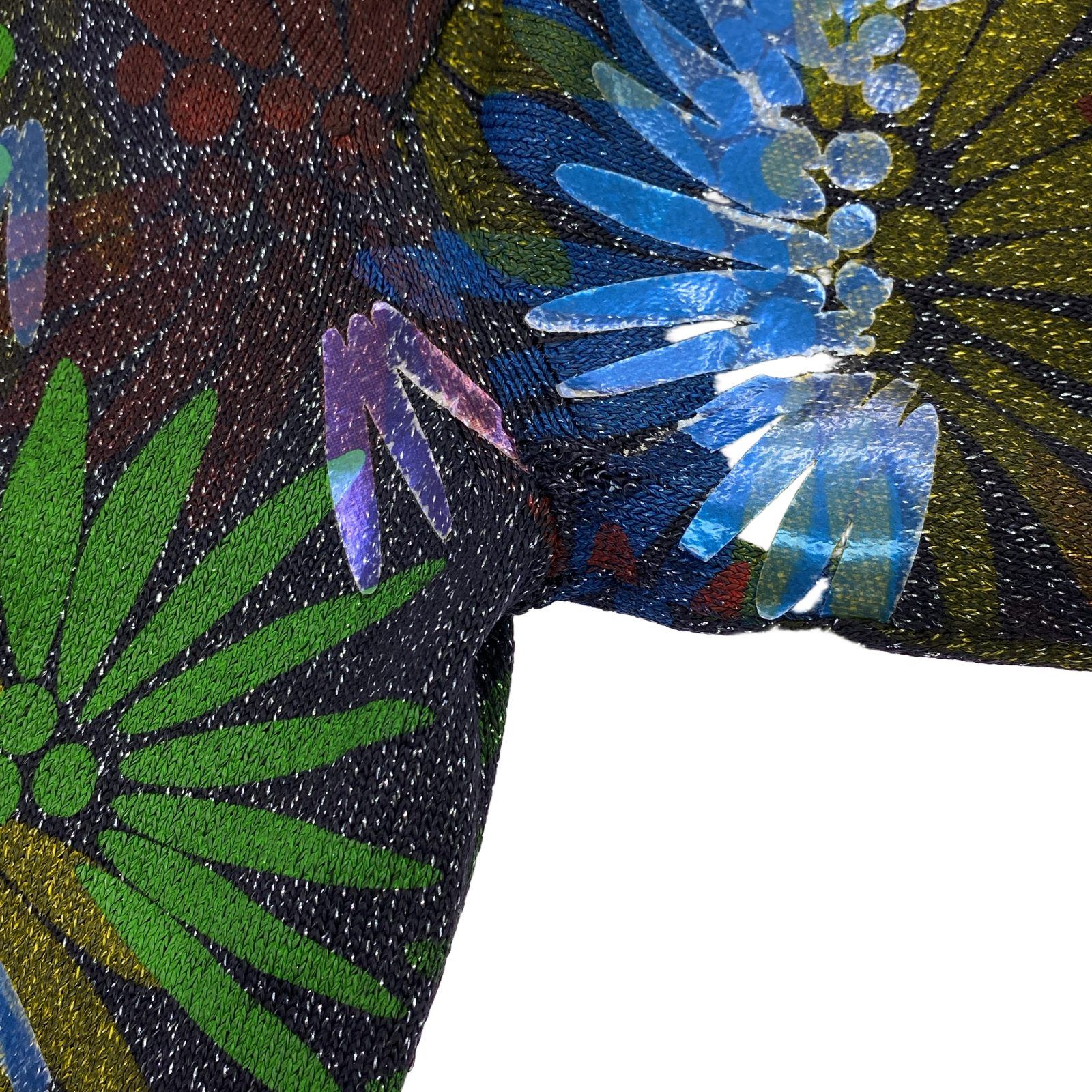 Chanel Multicolor Knit Polyester P 55756k 07299