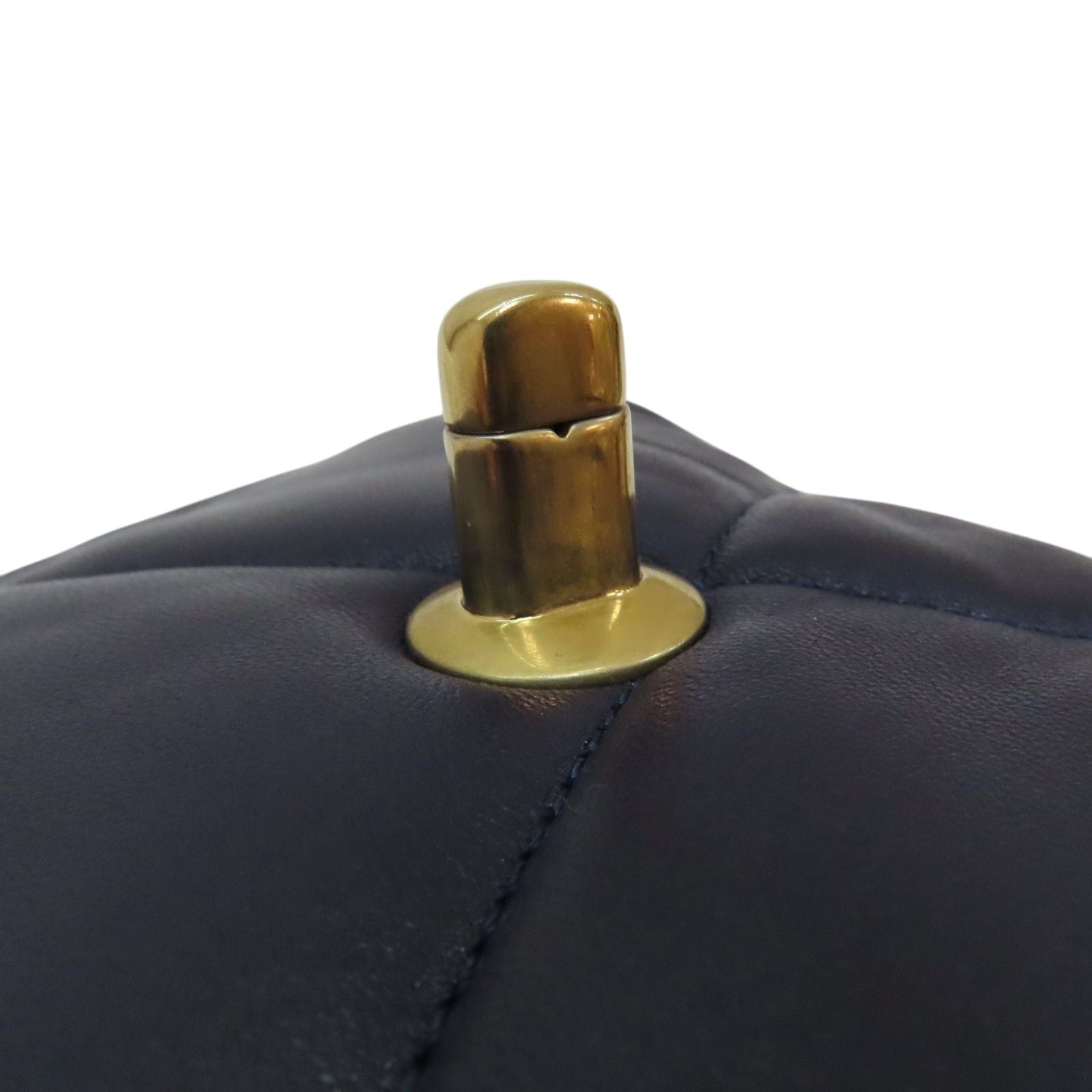 Chanel Matelasse 19 Chain Shoulder Bag Lambskin Blue As 1160