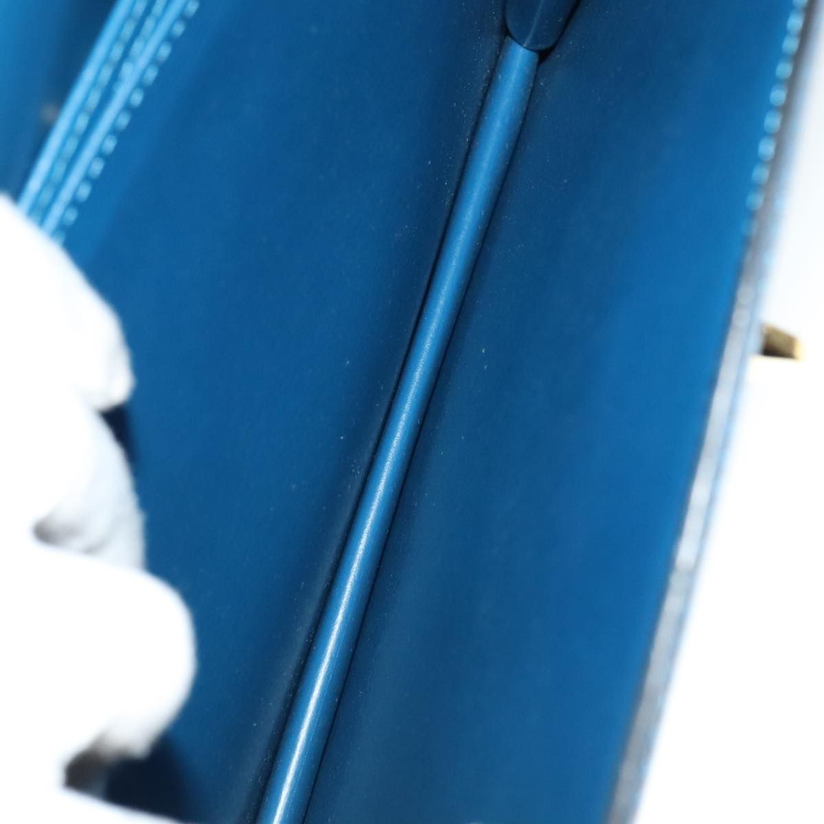 Louis Vuitton Epi Capuchin Shoulder Bag Blue M 52345 Lv Auth