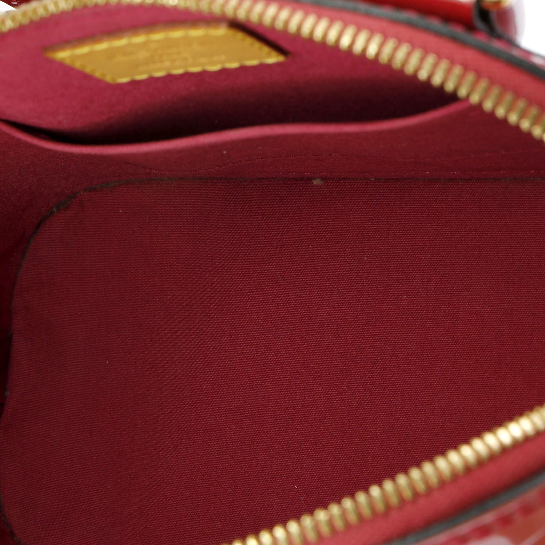 Louis Vuitton Alma Handbag Monogram Vernis Bb