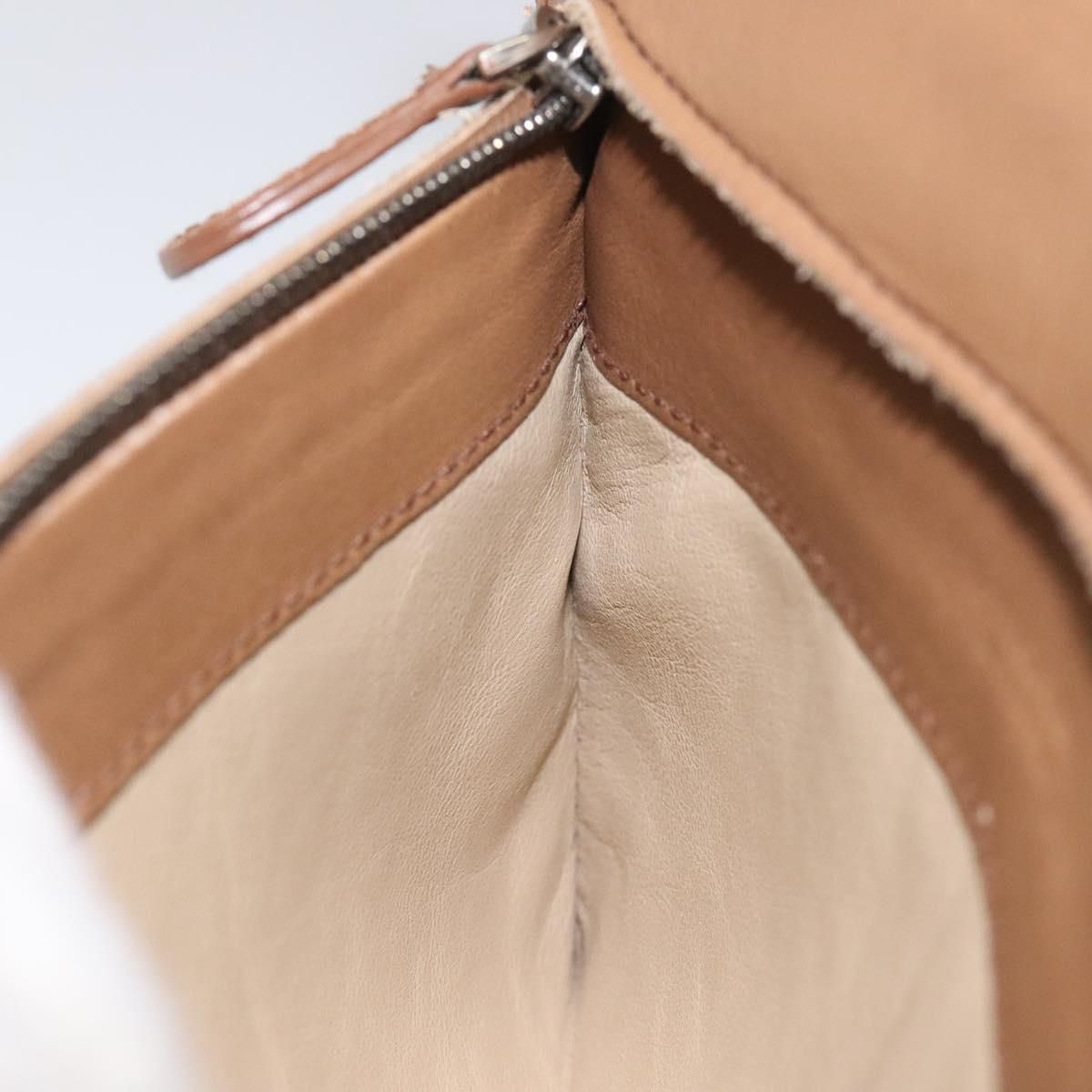 Bottega Veneta Waist Bag Leather Brown Auth