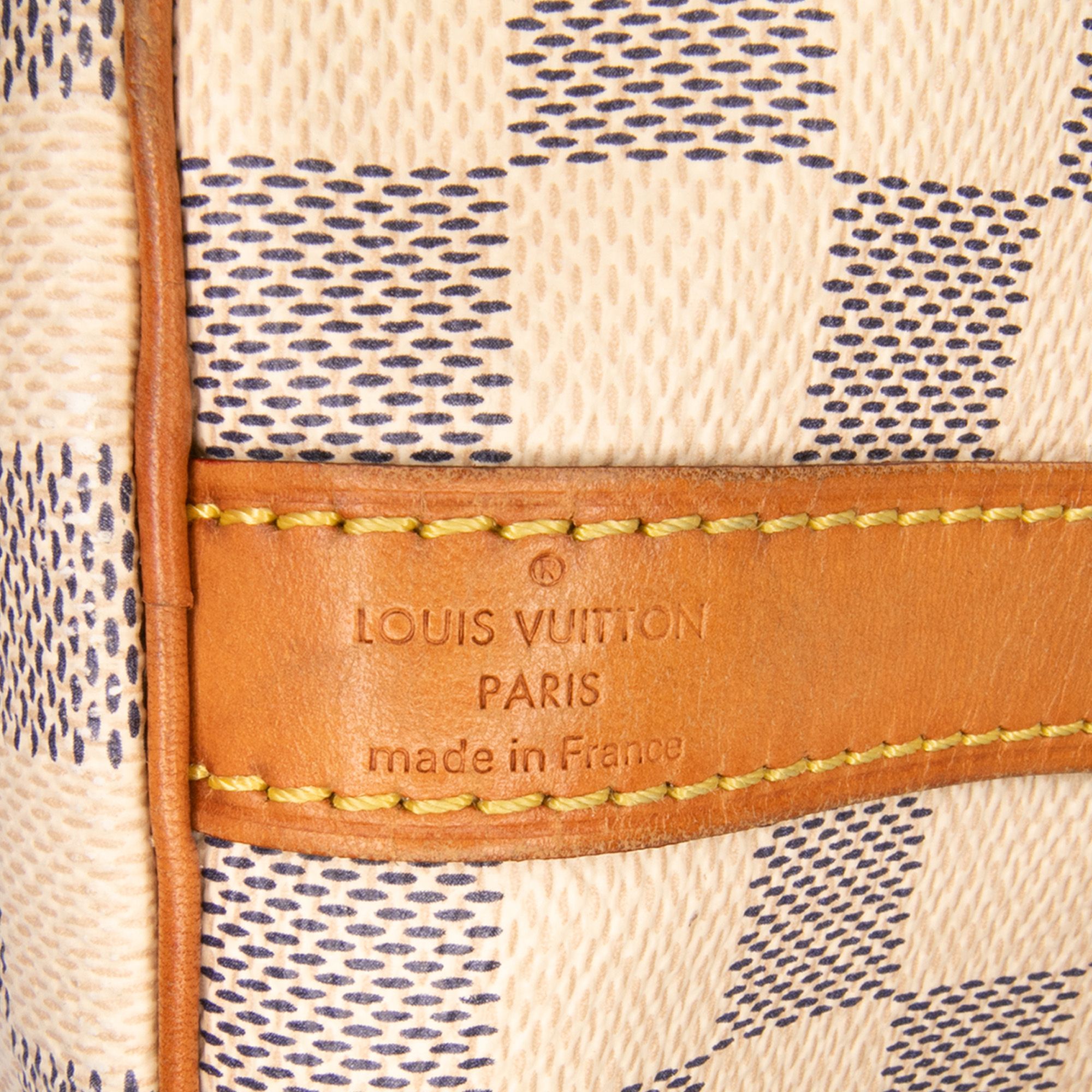 Louis Vuitton Damier Azur Speedy Bandouliere 30 White