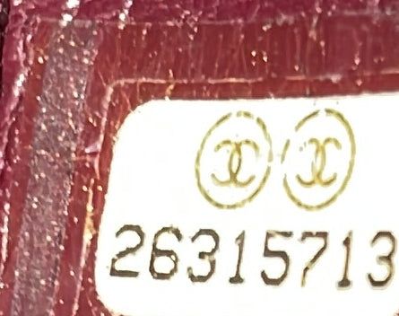 Chanel Button Up Camera Case Quilted Calfskin With Grosgrain Mini