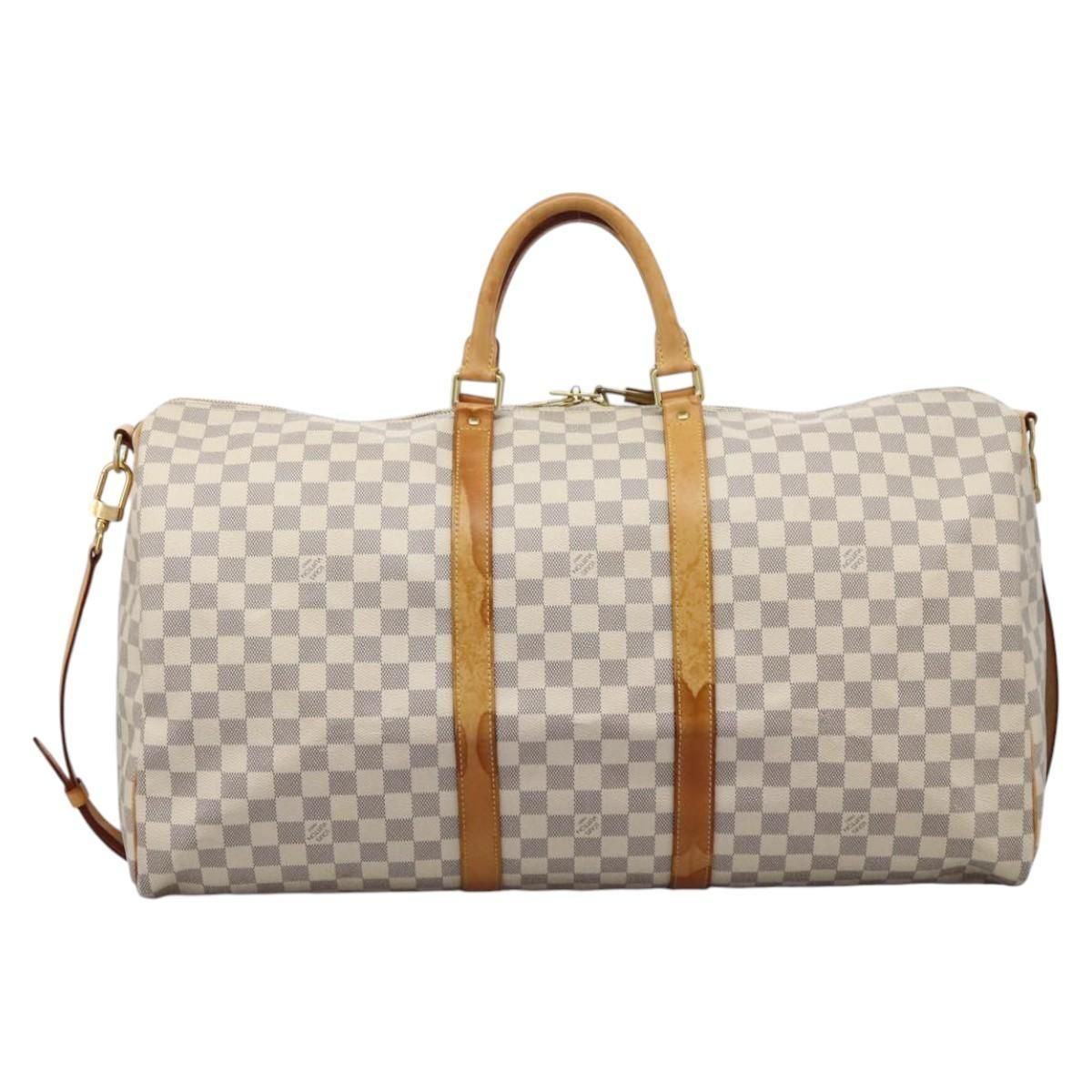 Louis Vuitton Keepall Bandouliere 55 Boston Bag N 41429 Auth