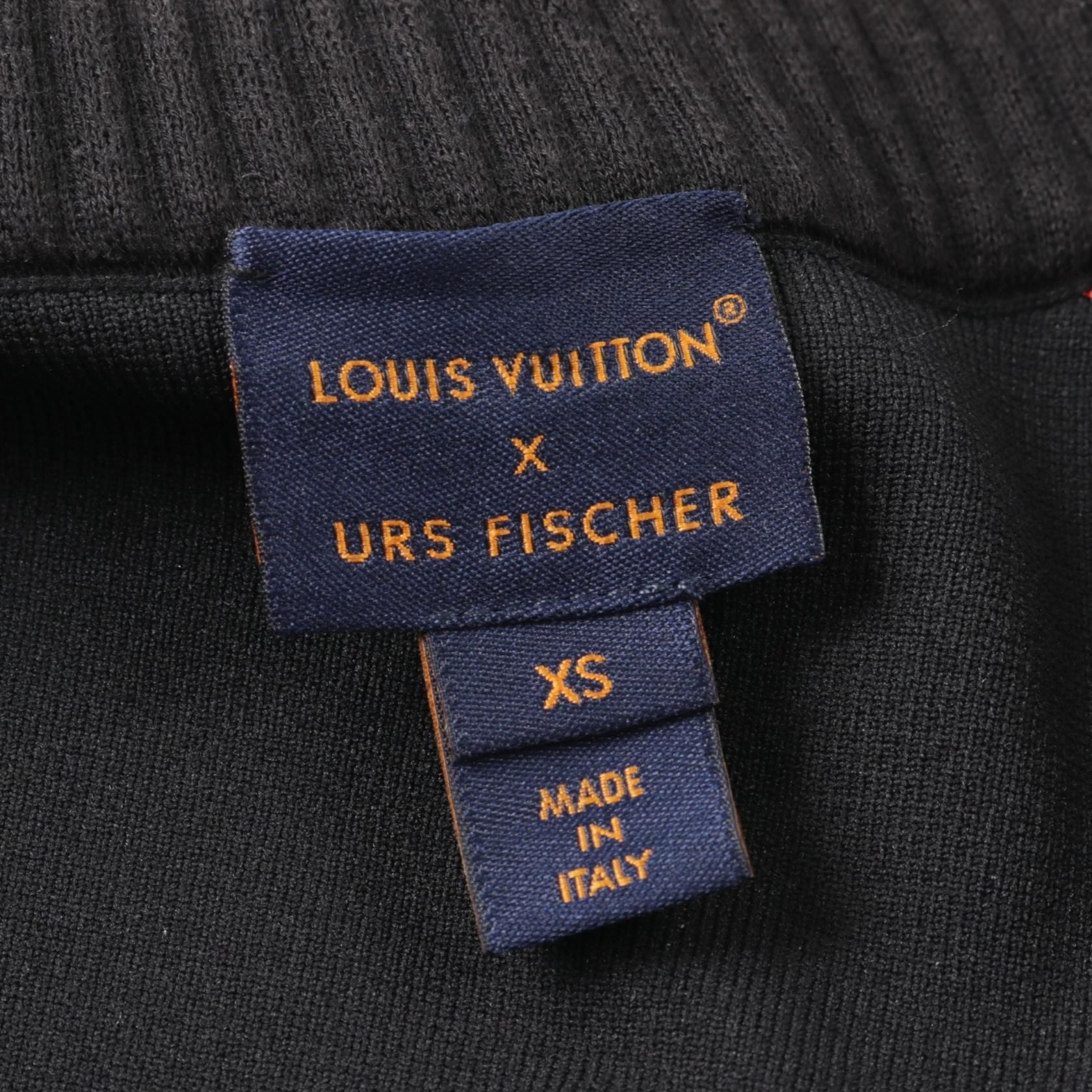 Louis Vuitton X Urs Fischer Monogram Red Black Red Dress Fkkd 02zis