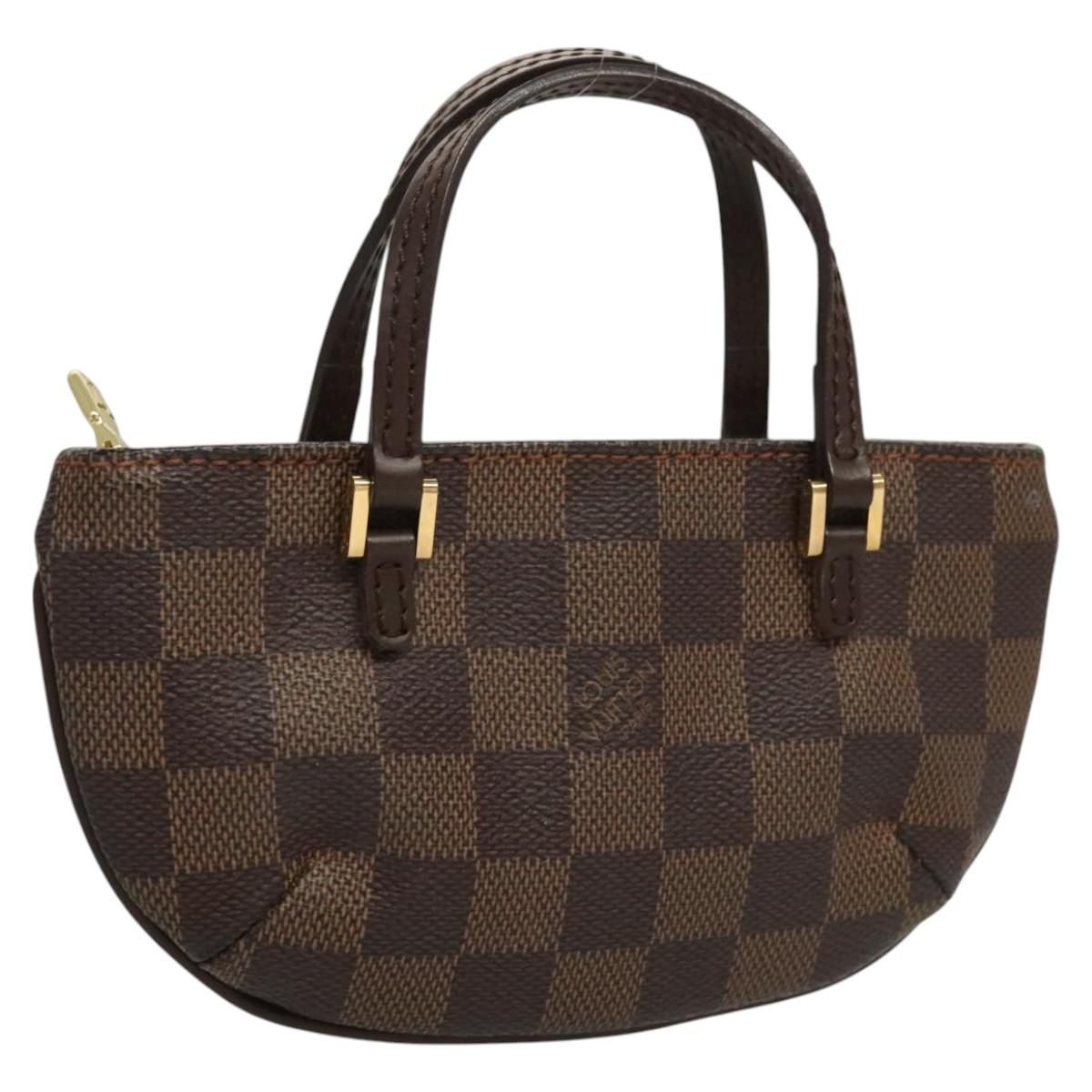 Louis Vuitton Damier Ebene Manosque Gm Accessory Pouch N 51120 Lv Auth