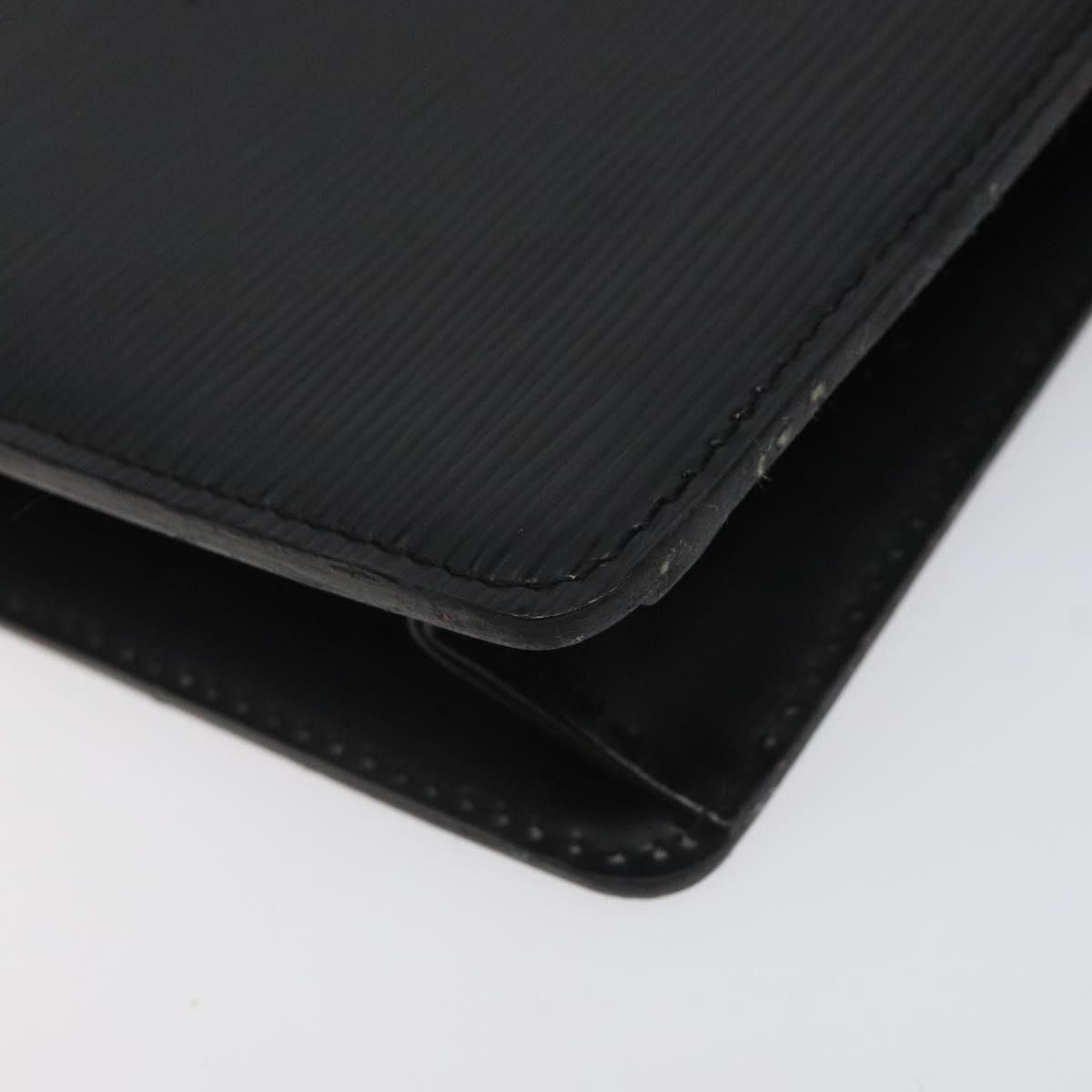 Louis Vuitton Epi Pochette Homme Clutch Bag Black Noir M 52522 Lv Auth