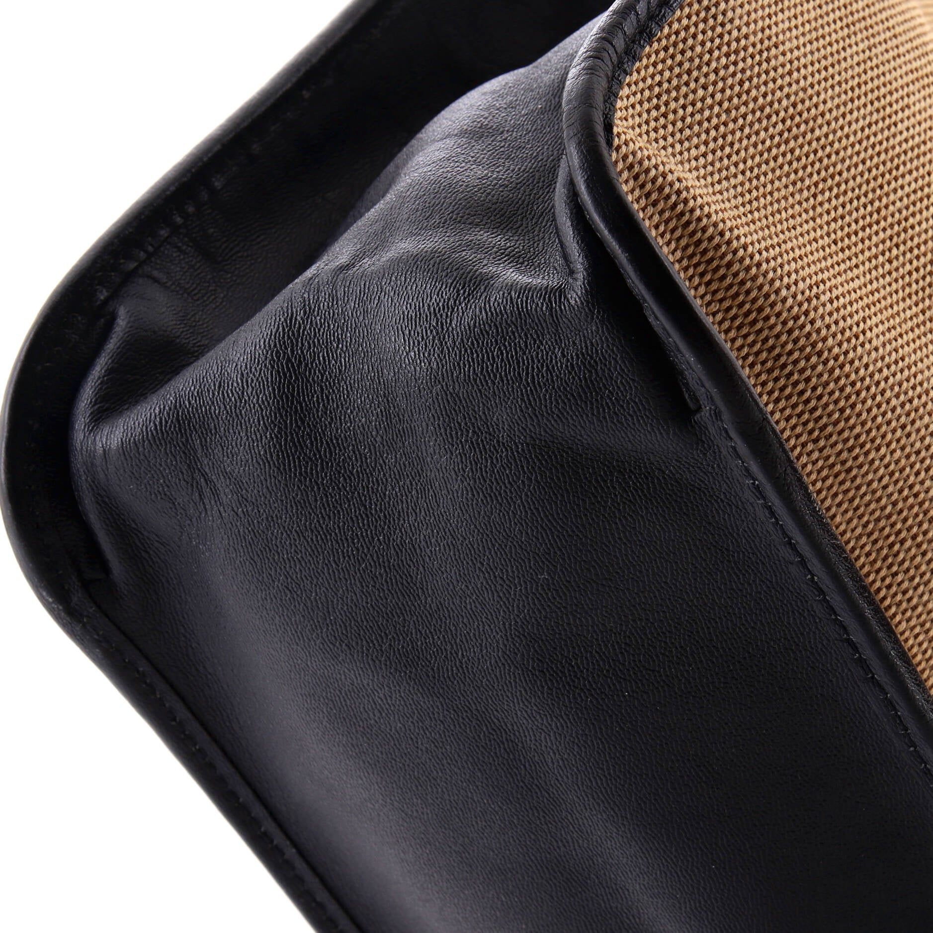 Gucci Horsebit 1955 Tote Canvas And Leather Medium