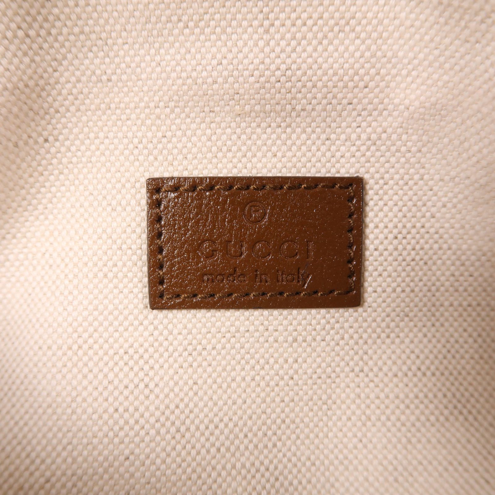 Gucci GG Supreme Monogram Textured Calfskin Retro Interlocking G Belt Bag