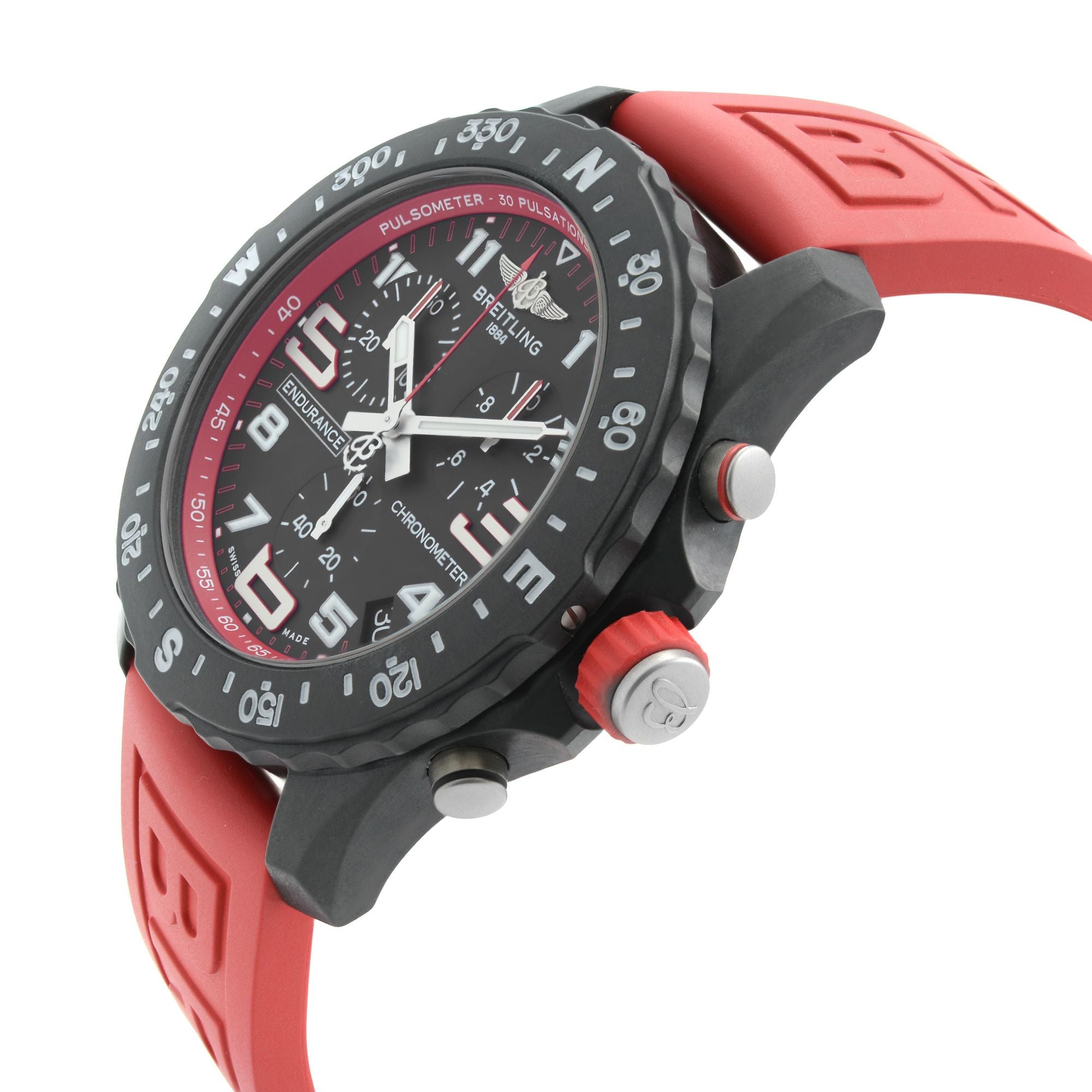 Breitling Endurance Pro Breitlight Red Black Dial Quartz Men Watch X82310D91B1S1