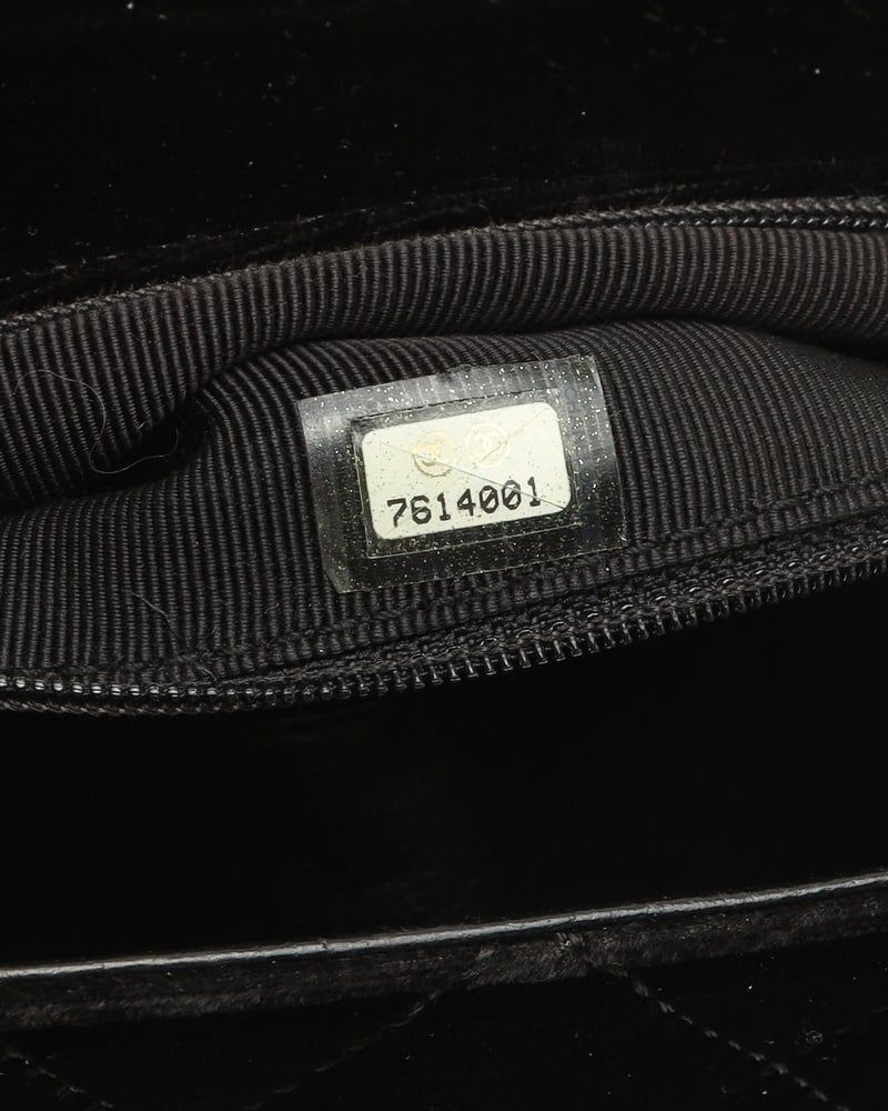 Chanel CC Velour Chain Bag