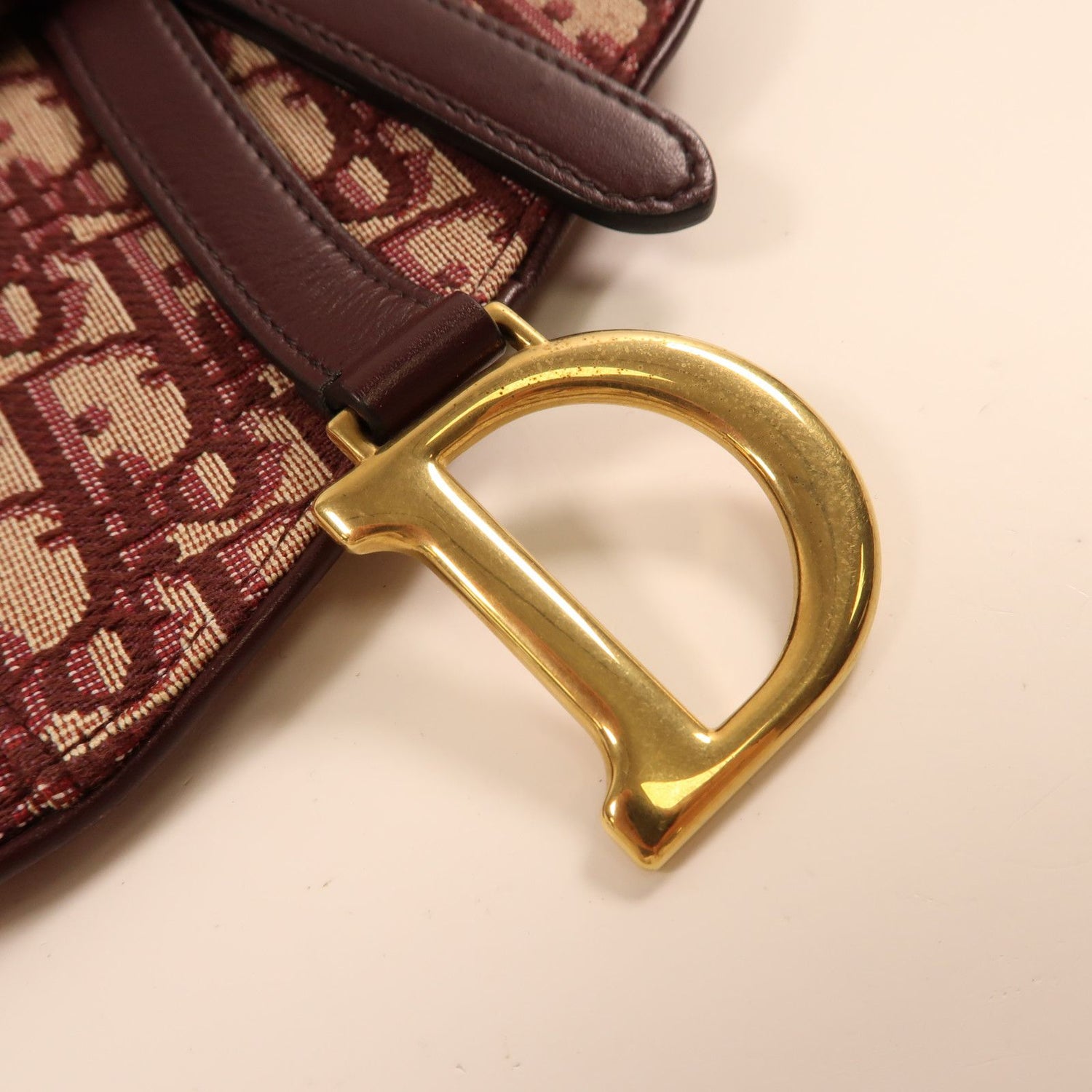 Dior Canvas Golden Waist Bag Red Waist Bag Body Bag Red Canvas Saddle Belt Bag