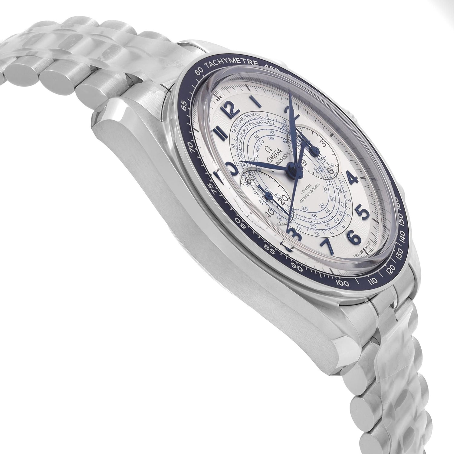 Omega Speedmaster Chronoscope Steel Silver Dial Mens Watch 329.30.43.51.02.001