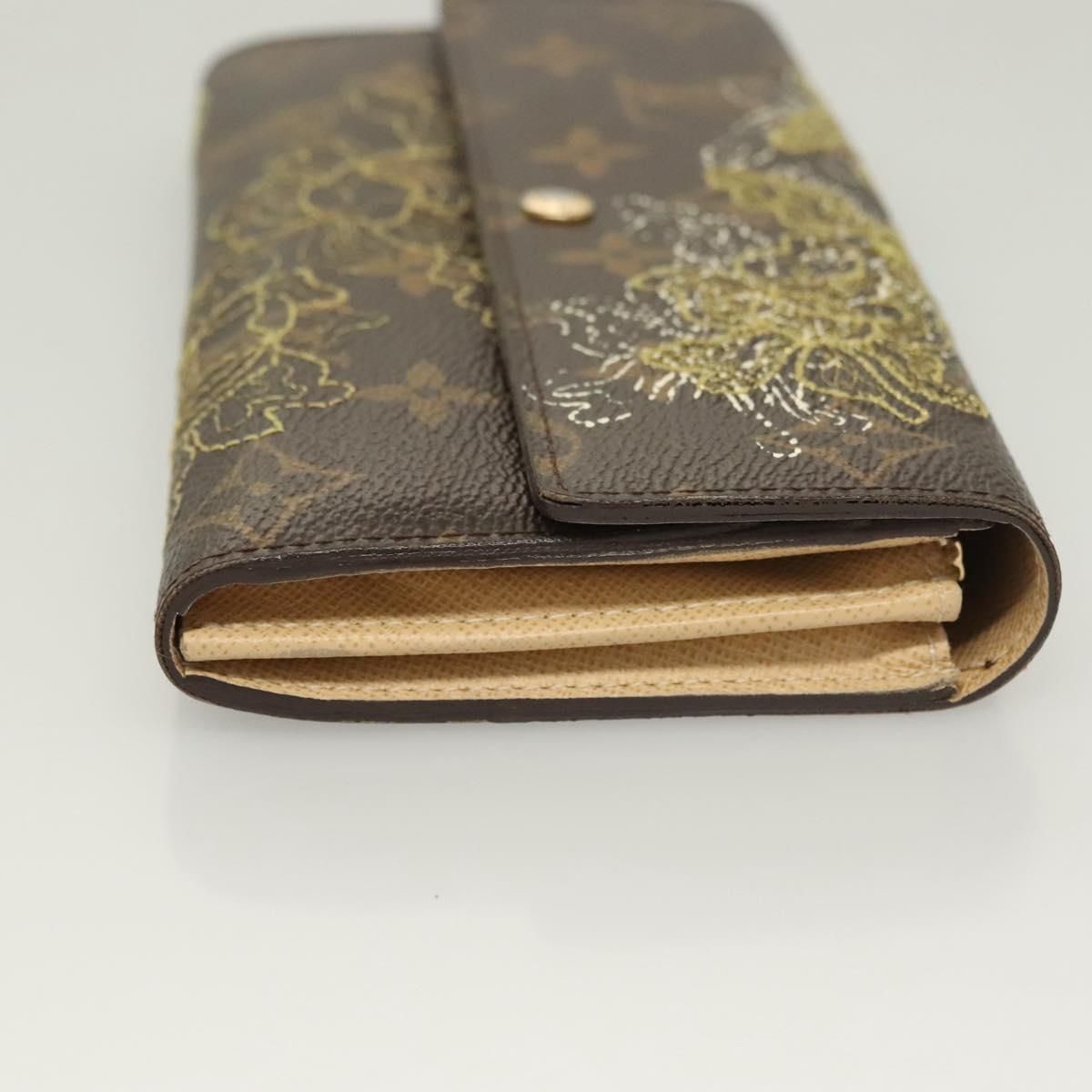 Louis Vuitton Monogram Dentelle Portefeuille Sarah Wallet M 95390 Lv Auth