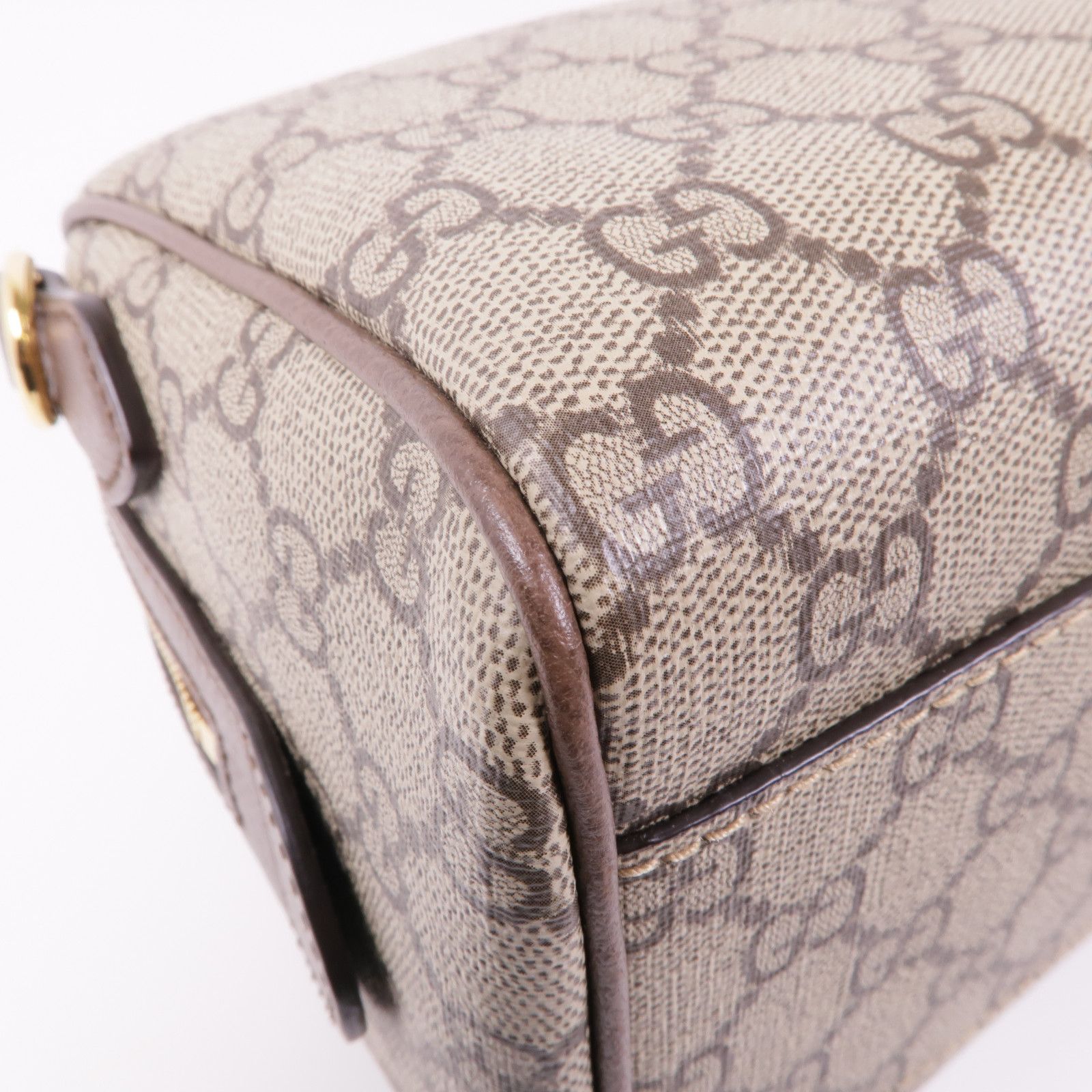 Gucci Painted Canvas Ophidia Gg Hand-turned Shoulder And Back Bag 2way Shoulder Bag Brown Pvc Coated Canvas 772061