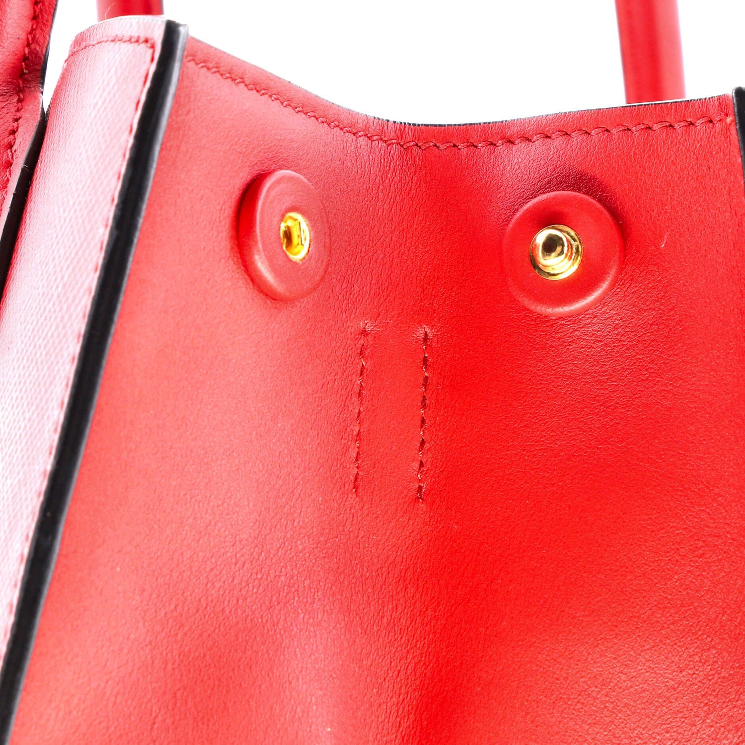 Prada Monochrome Tote Saffiano With City Calf Medium