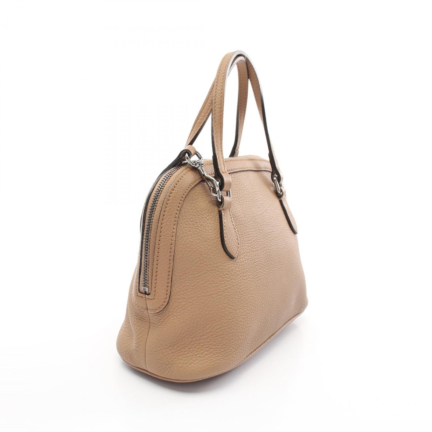 Gucci 2way Shoulder Handbag 341504 Leather Beige