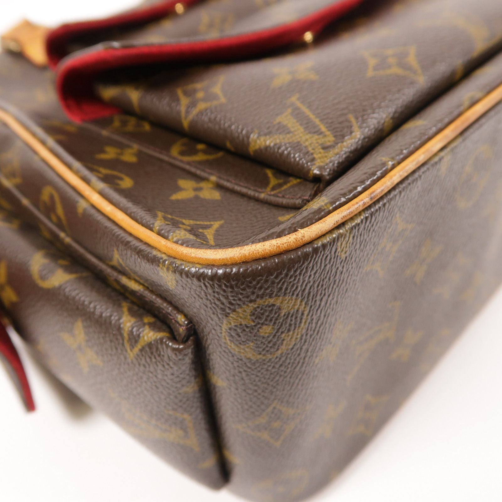 Louis Vuitton Monogram Excentri-cite Kinsaku Hand-turned Bag Palm Color Brown Handbag M 51161
