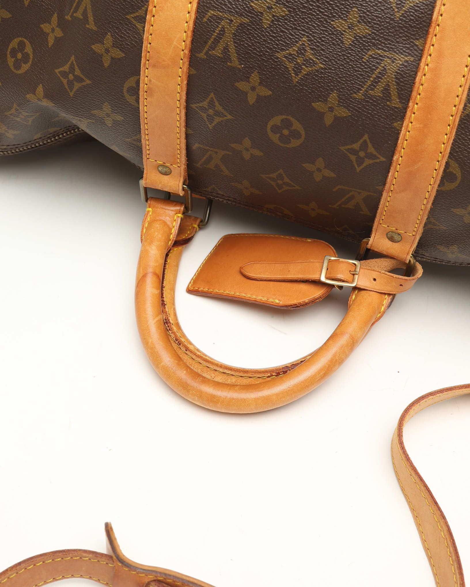 Louis Vuitton Monogram Keepall Bandoliered 50 Weekend Bag