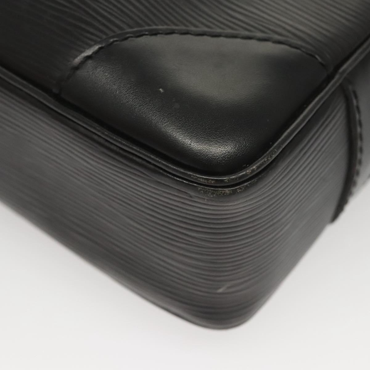 Louis Vuitton Epi Porte Documents Voyage Business Bag Black M 54472 Auth