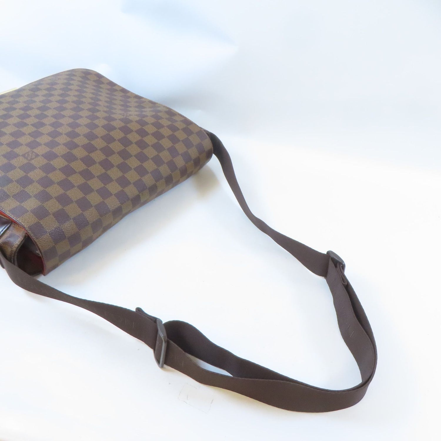 Louis Vuitton Damier Bastille Golden Shoulder Bag Full Color Brown Shoulder Bag N 45258