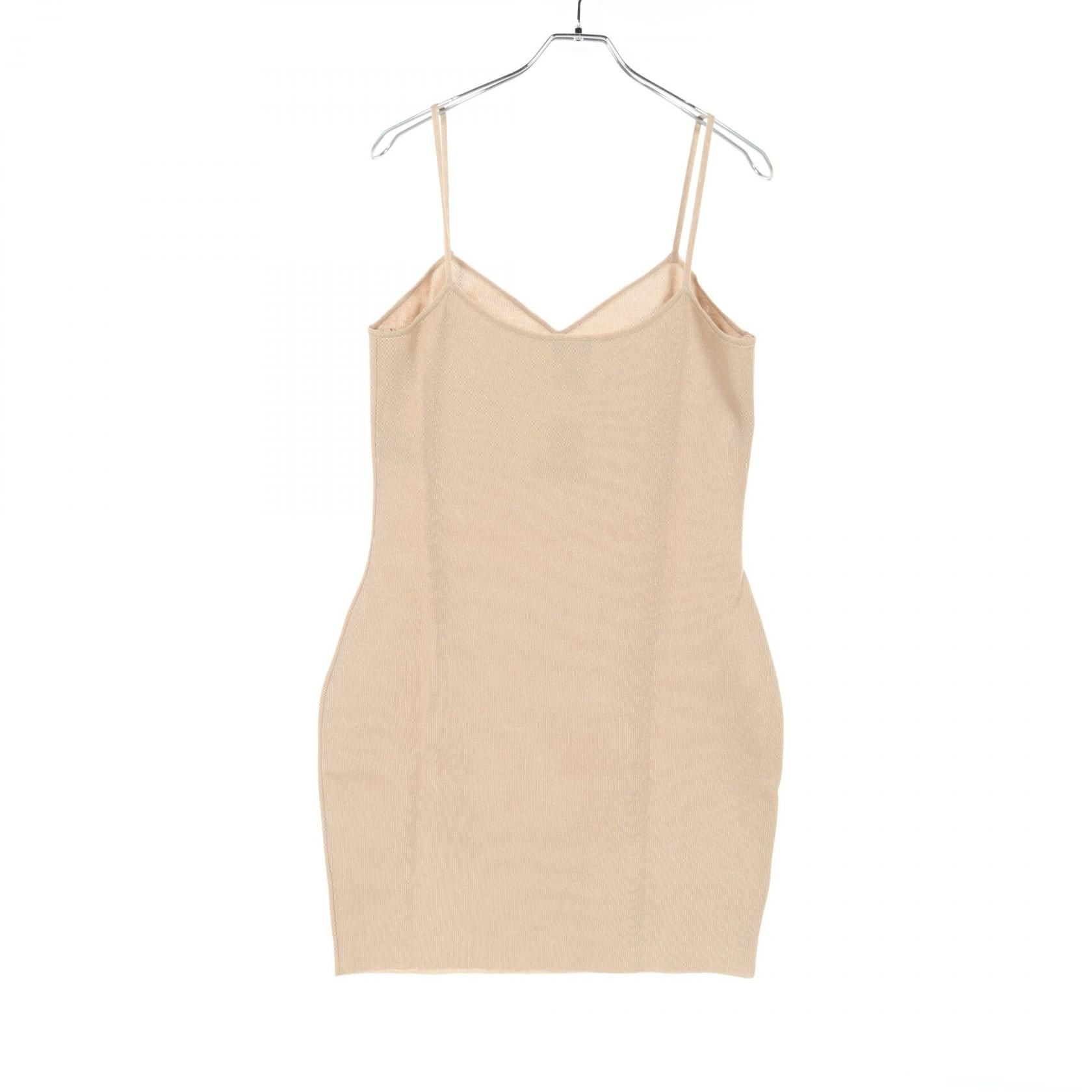 Chanel Beige Dress Cotton P 38456w 04487