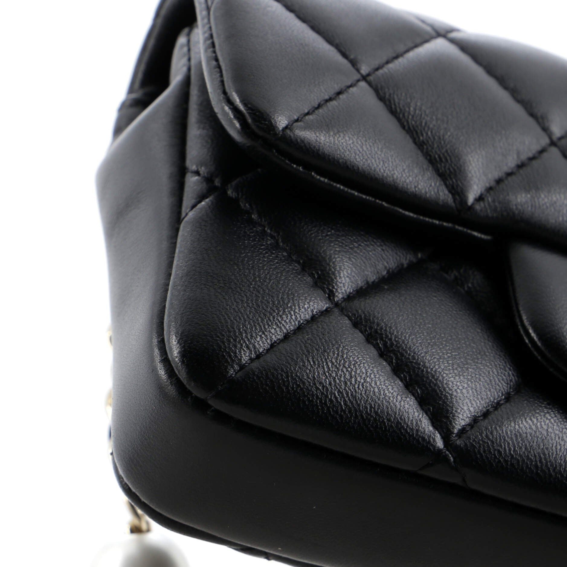 Chanel My Precious Pearls Waist Bag Quilted Lambskin Mini