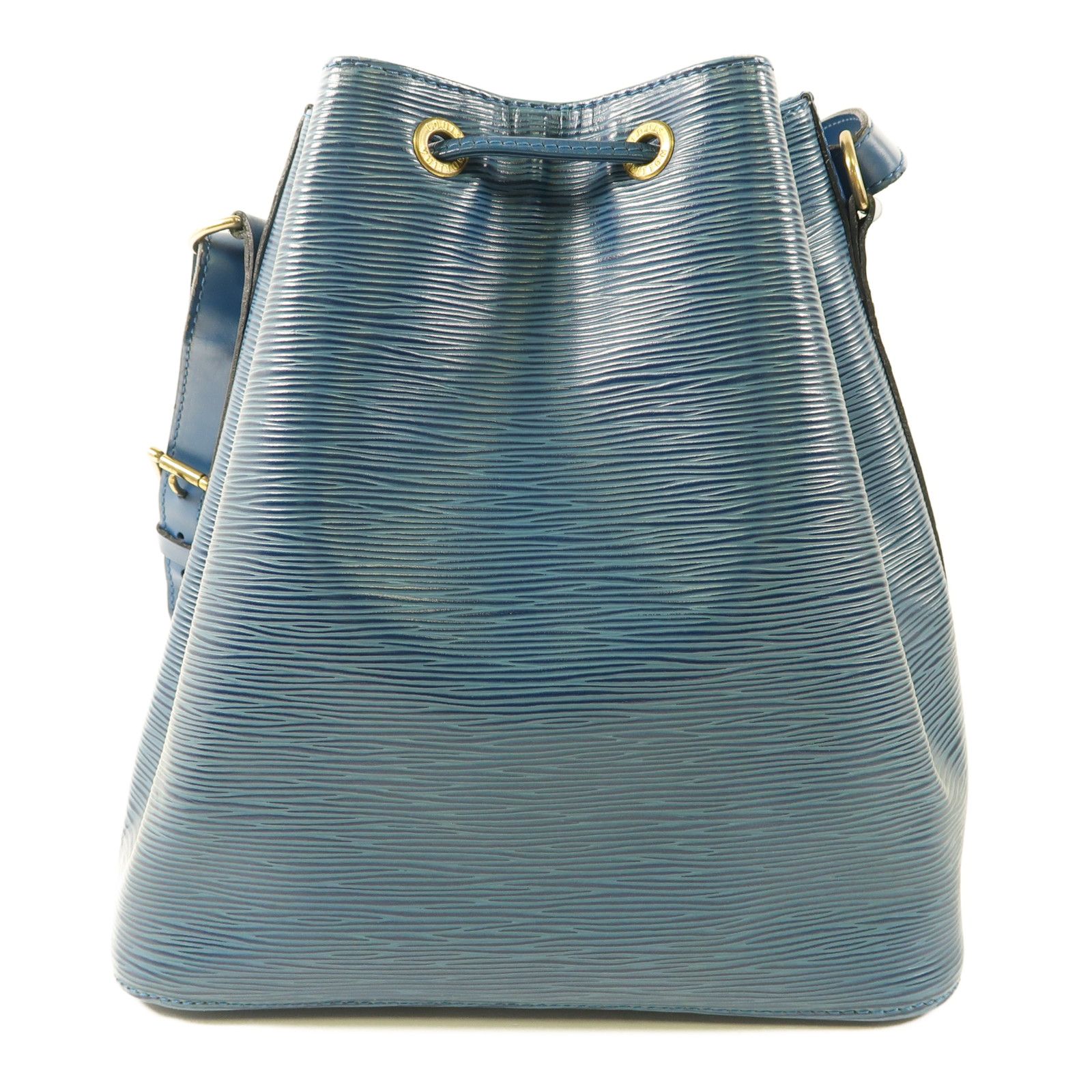 Louis Vuitton Epi Petit Noe Gold Buckle Shoulder Bag Blue Toledo Blue Shoulder Bag M 44107